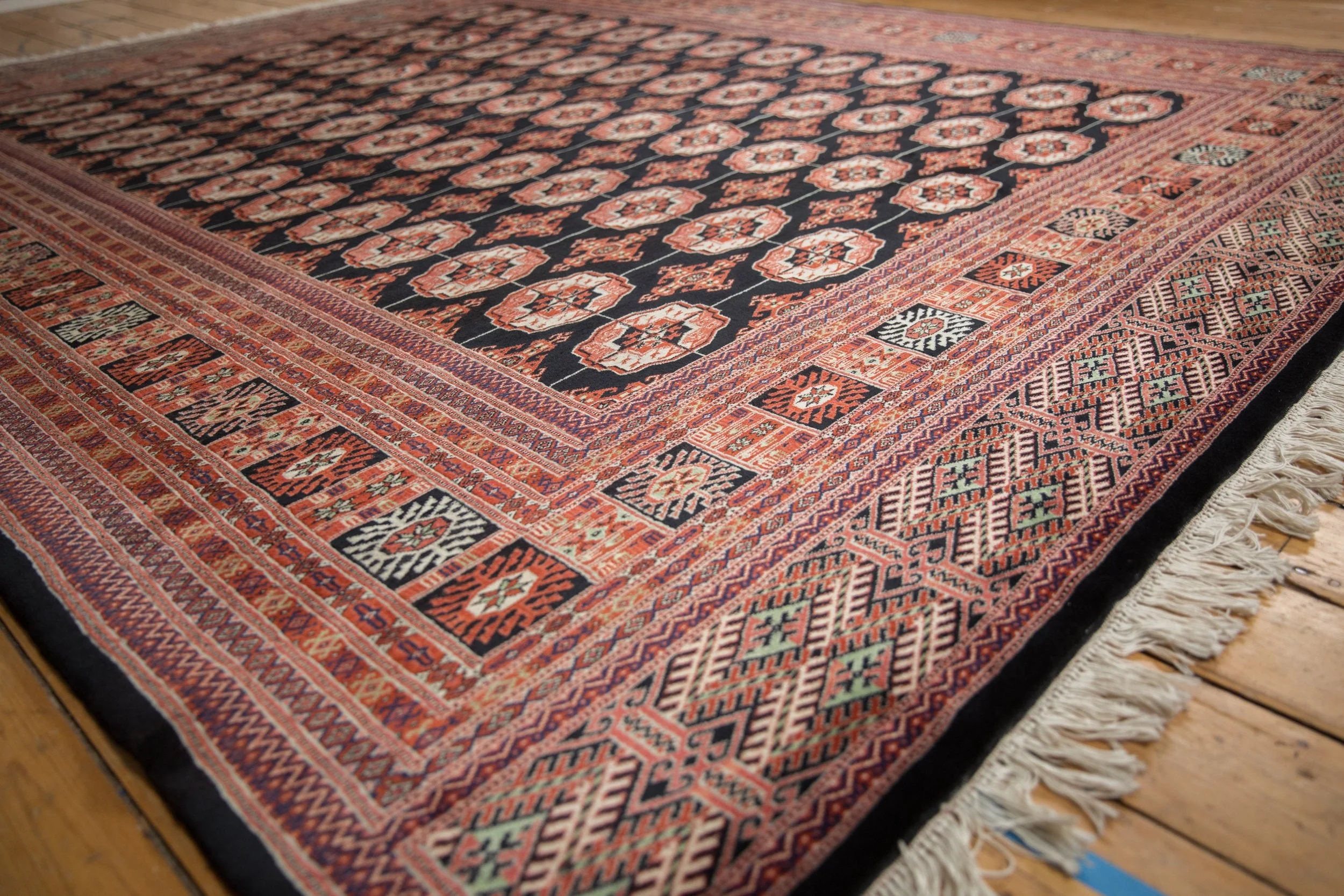 8.5x10.5 Vintage Fine Bokhara Carpet - Image 4