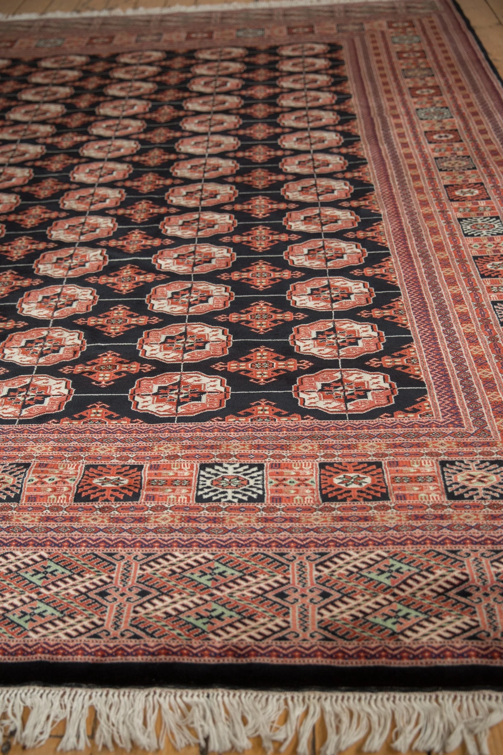 8.5x10.5 Vintage Fine Bokhara Carpet - Image 5