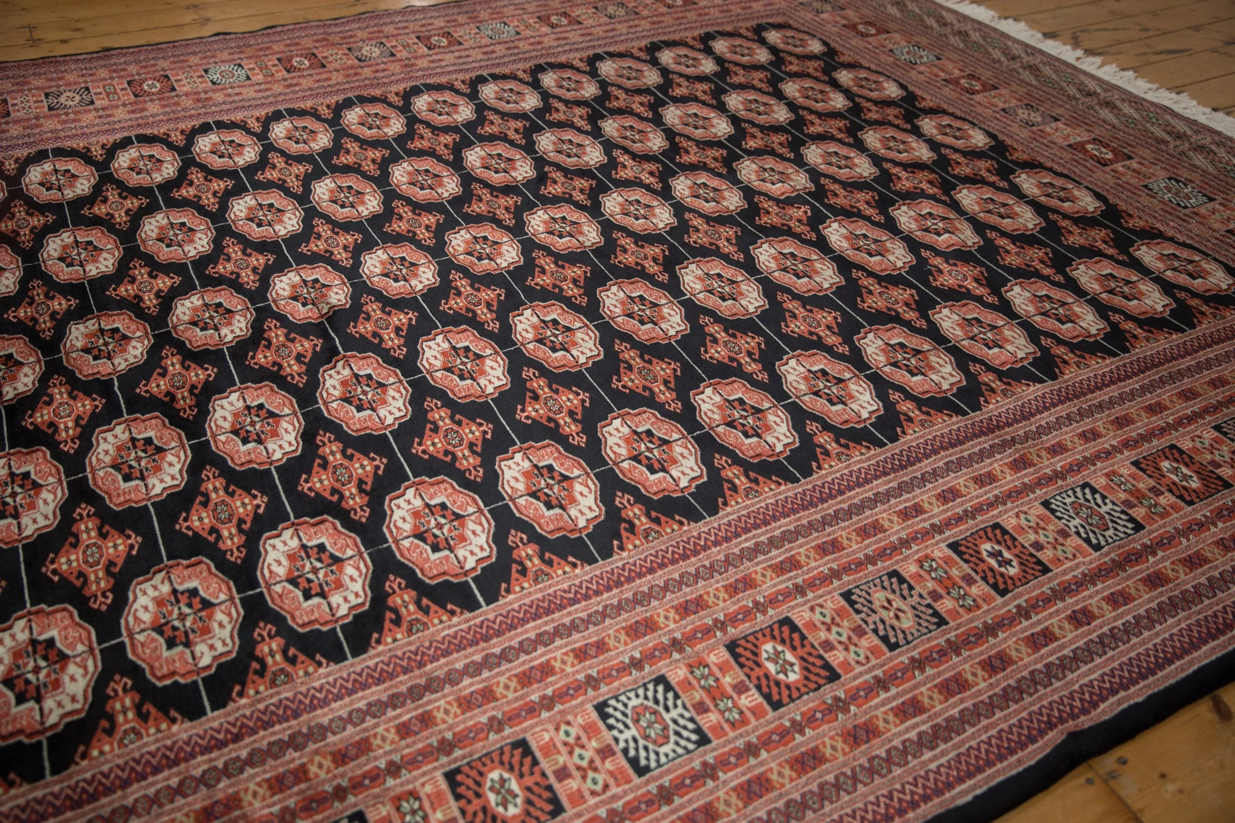8.5x10.5 Vintage Fine Bokhara Carpet - Image 6