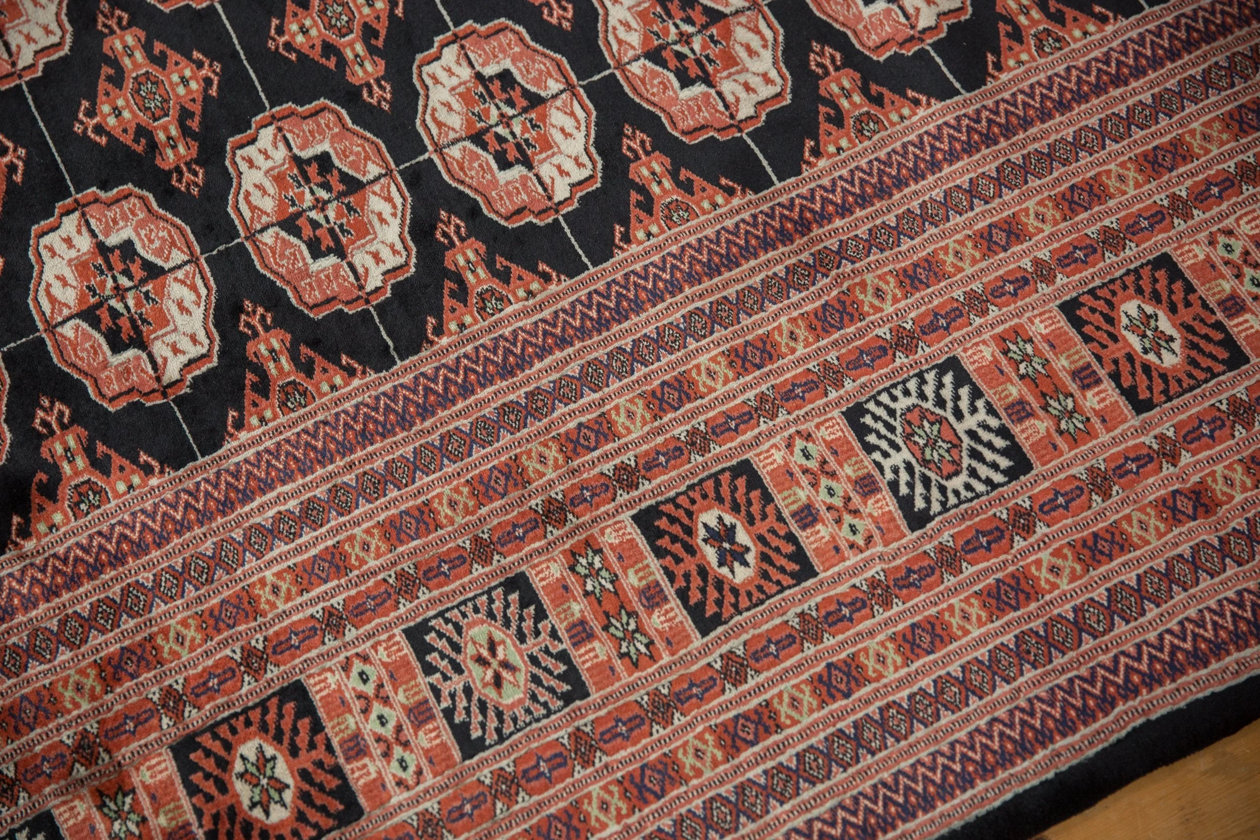 8.5x10.5 Vintage Fine Bokhara Carpet - Image 7