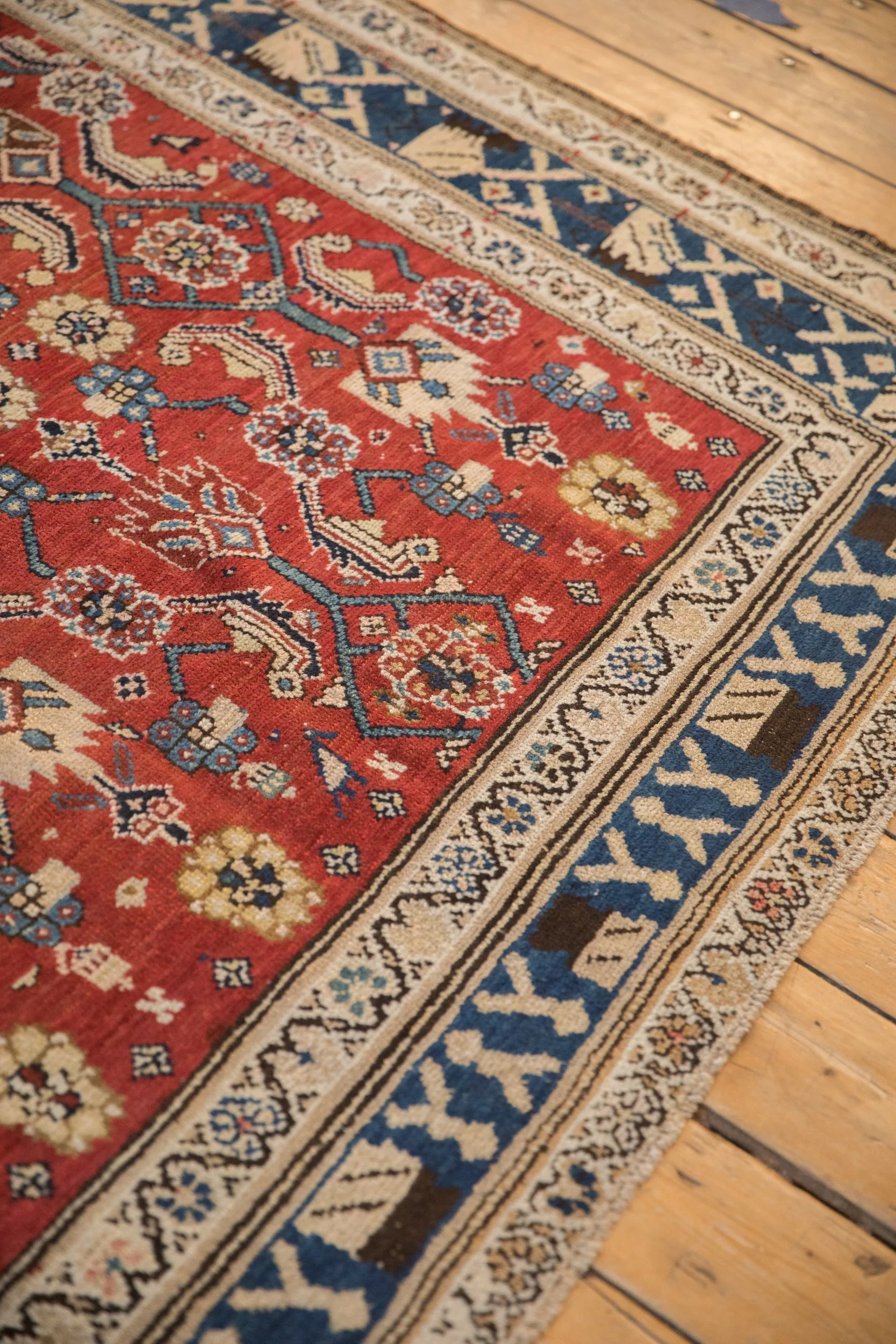 8.5x10.5 Vintage Kurdish Hamadan Carpet - Image 10