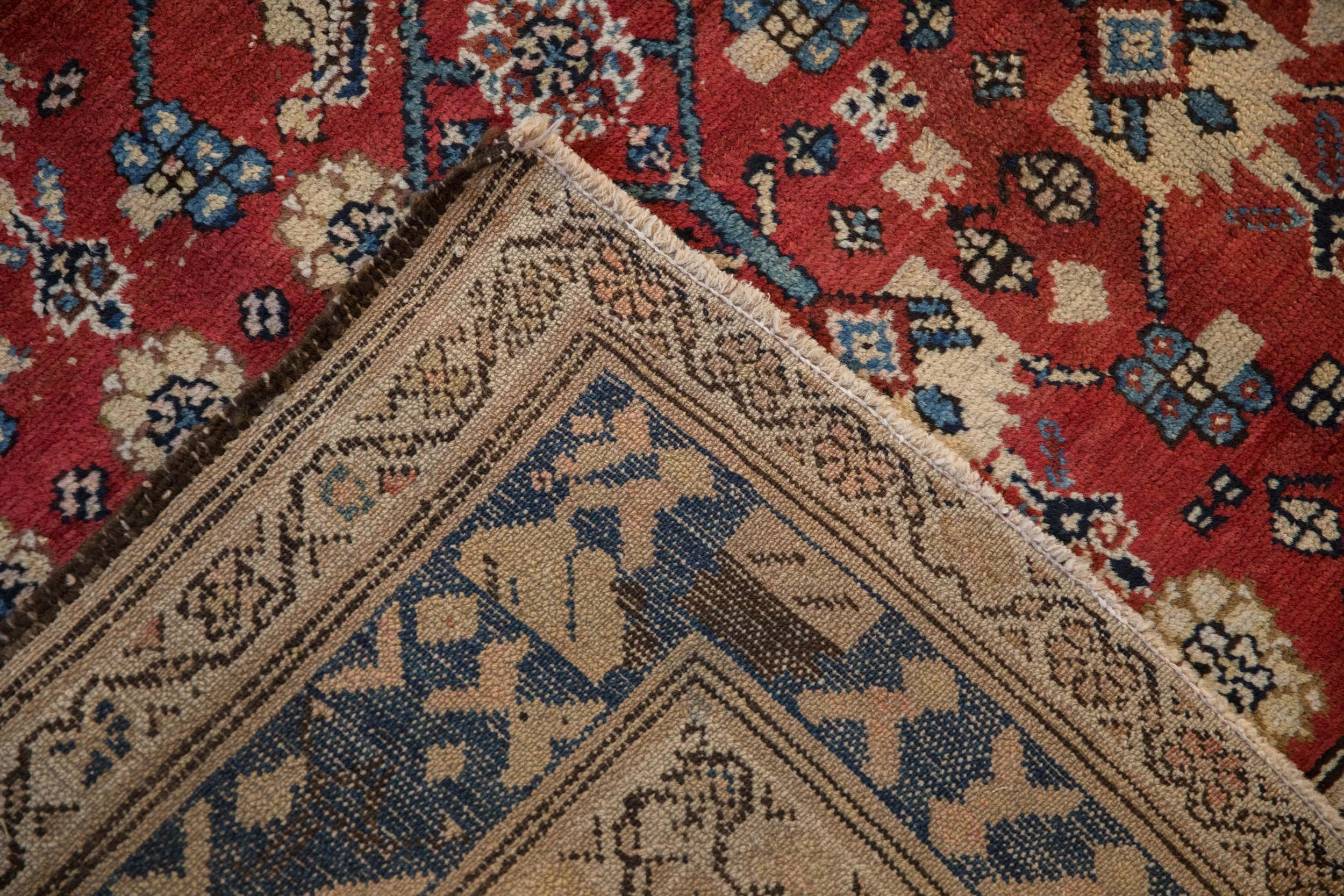 8.5x10.5 Vintage Kurdish Hamadan Carpet - Image 13