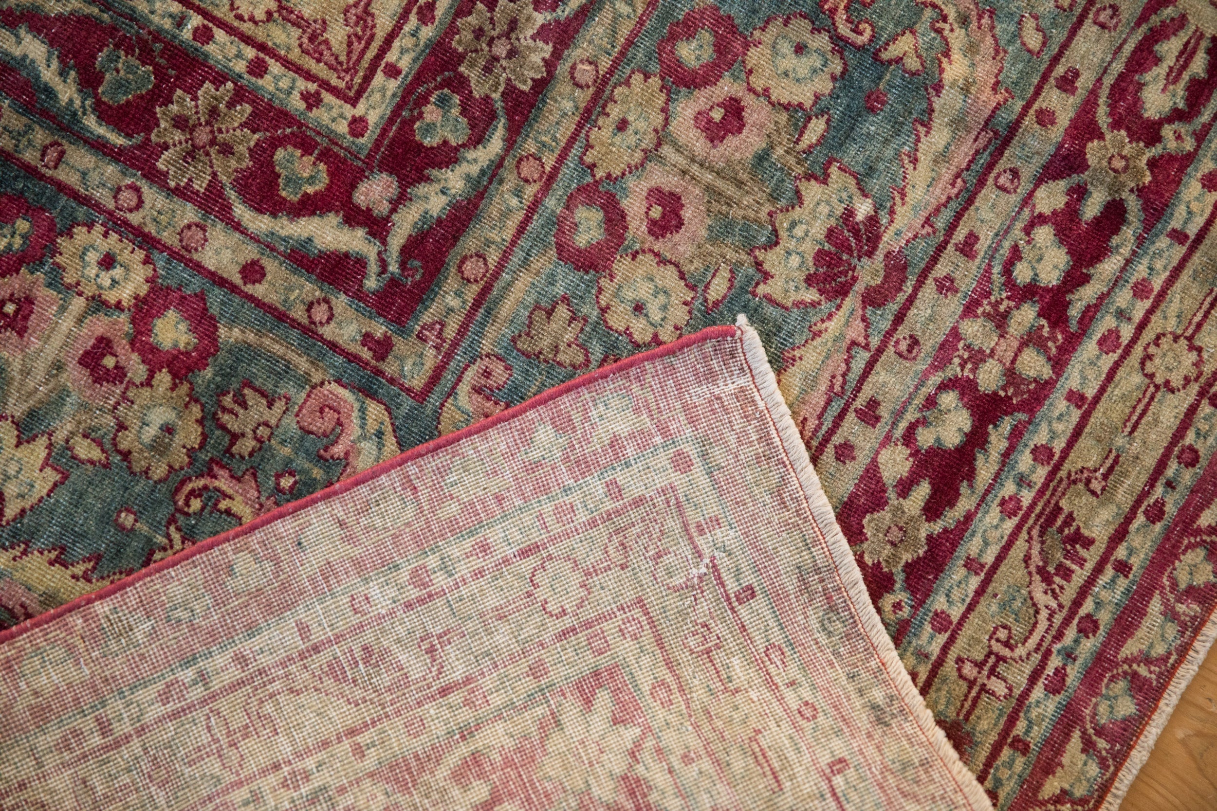 8.5x11.5 Antique Distressed Yezd Carpet - Image 15