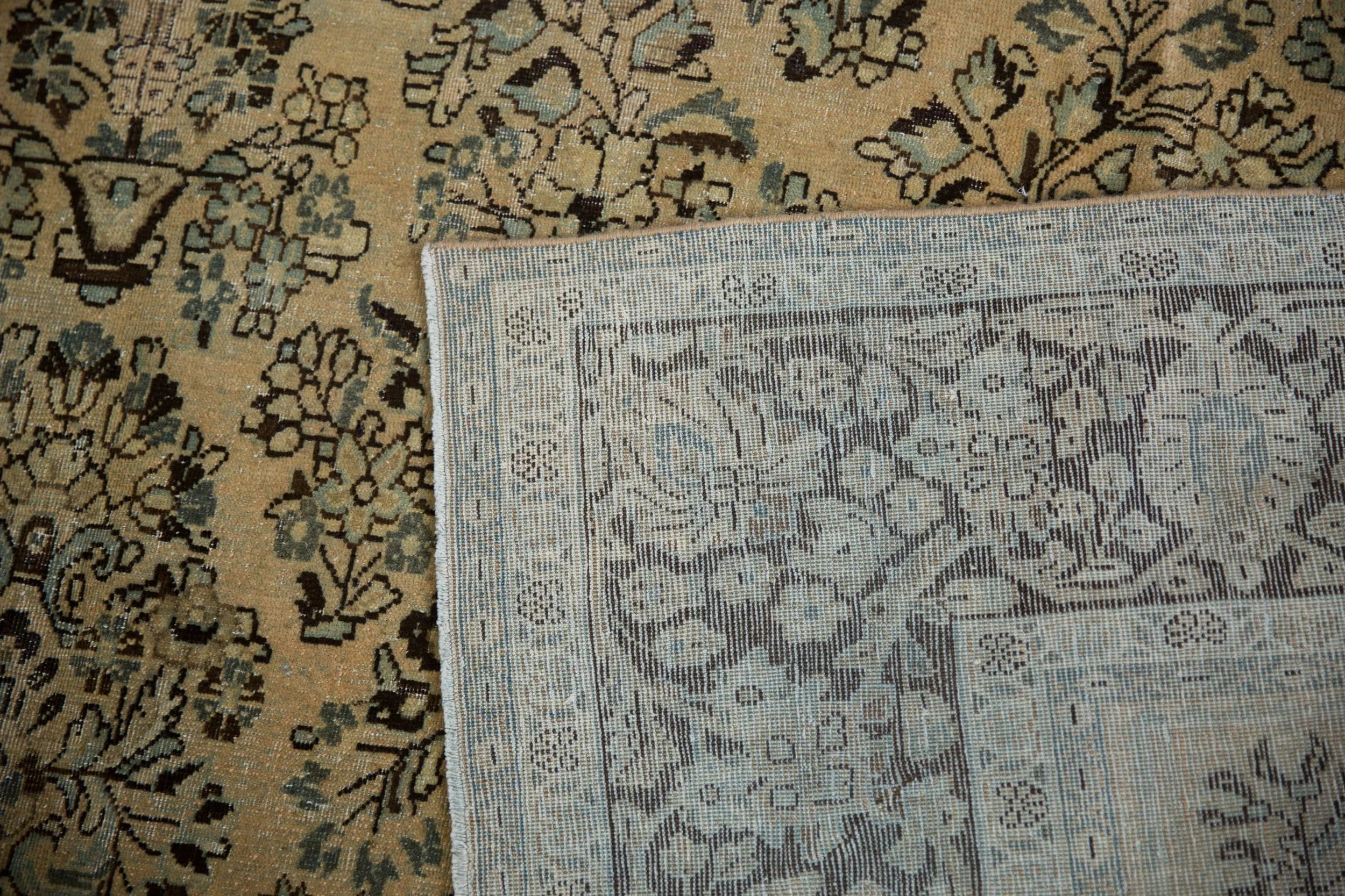 8.5x11.5 Vintage Distressed Arak Carpet - Image 12