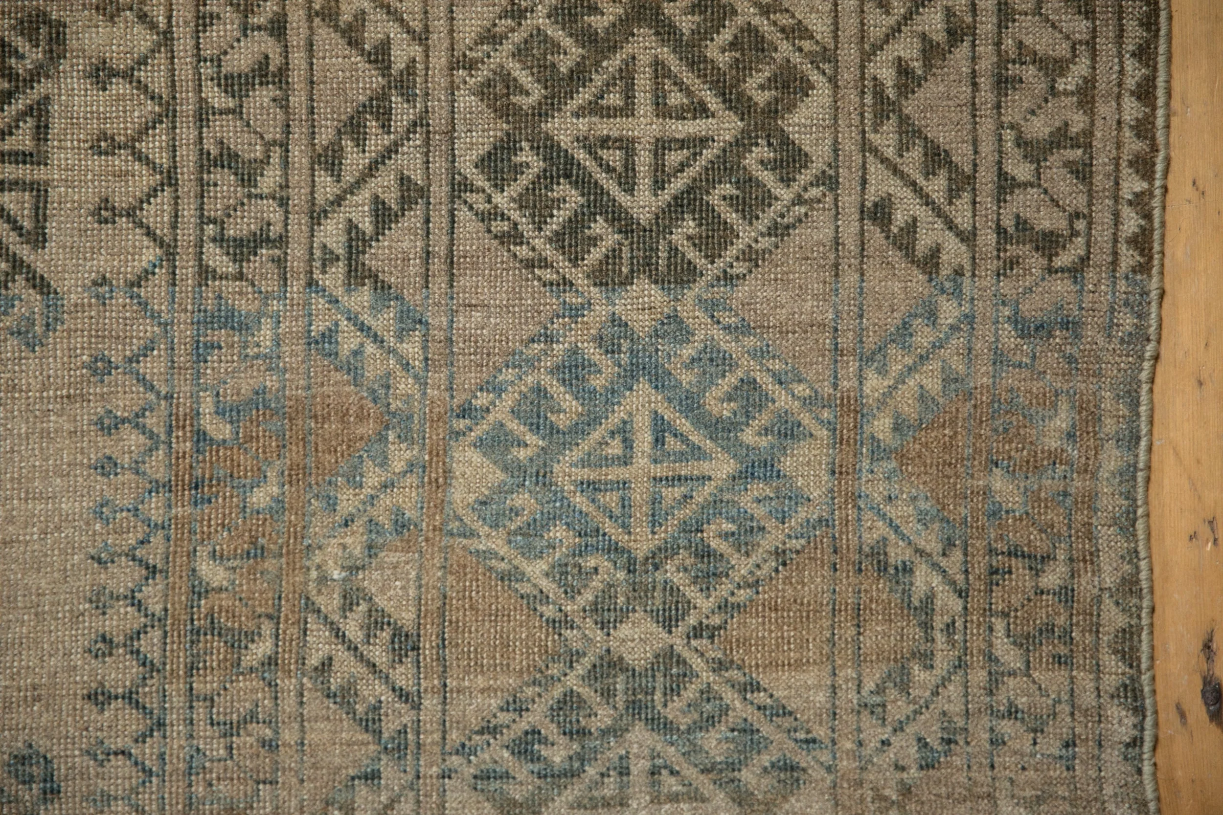 8.5x11.5 Vintage Distressed Ersari Carpet - Image 4