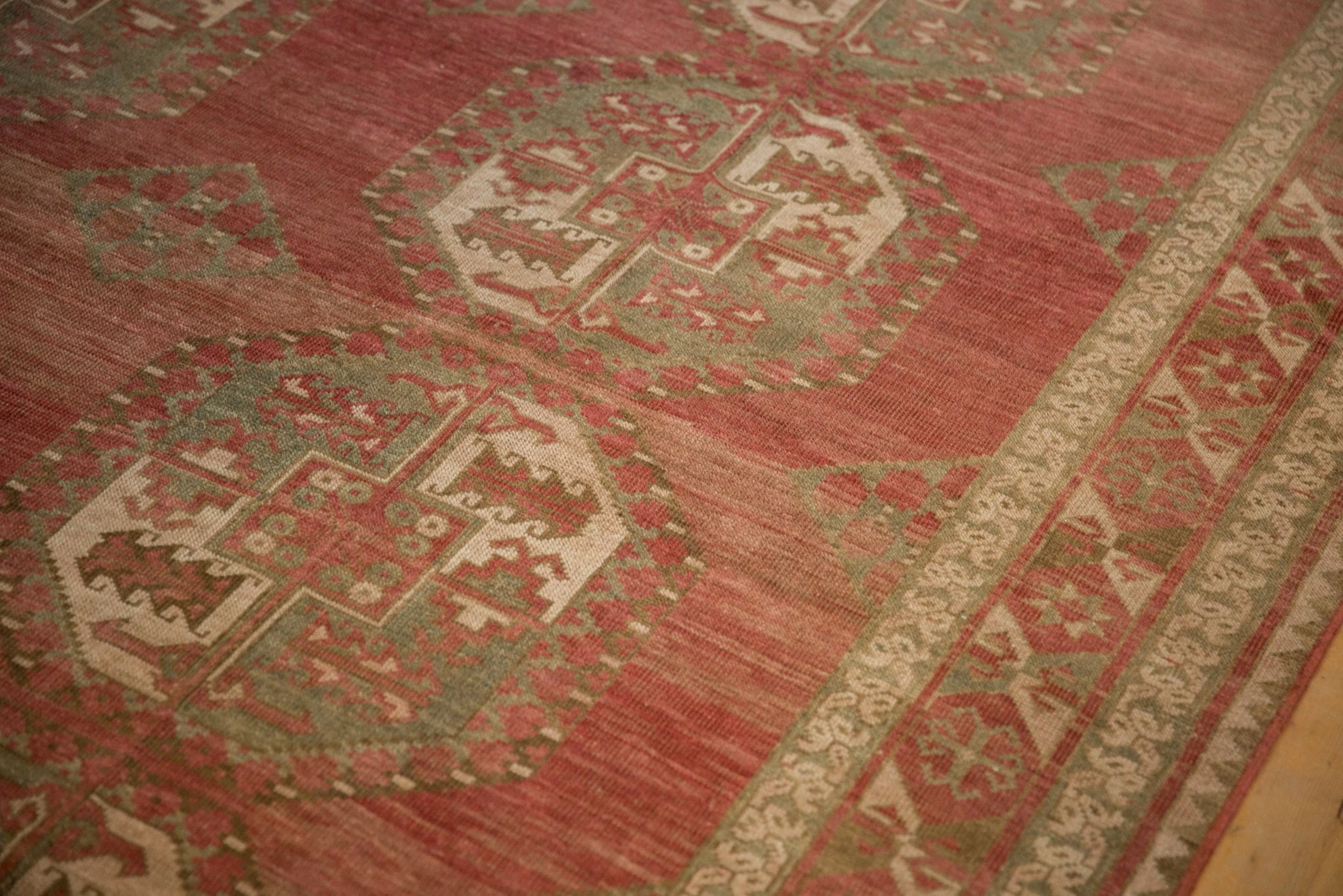 8.5x11.5 Vintage Distressed Ersari Carpet - Image 7