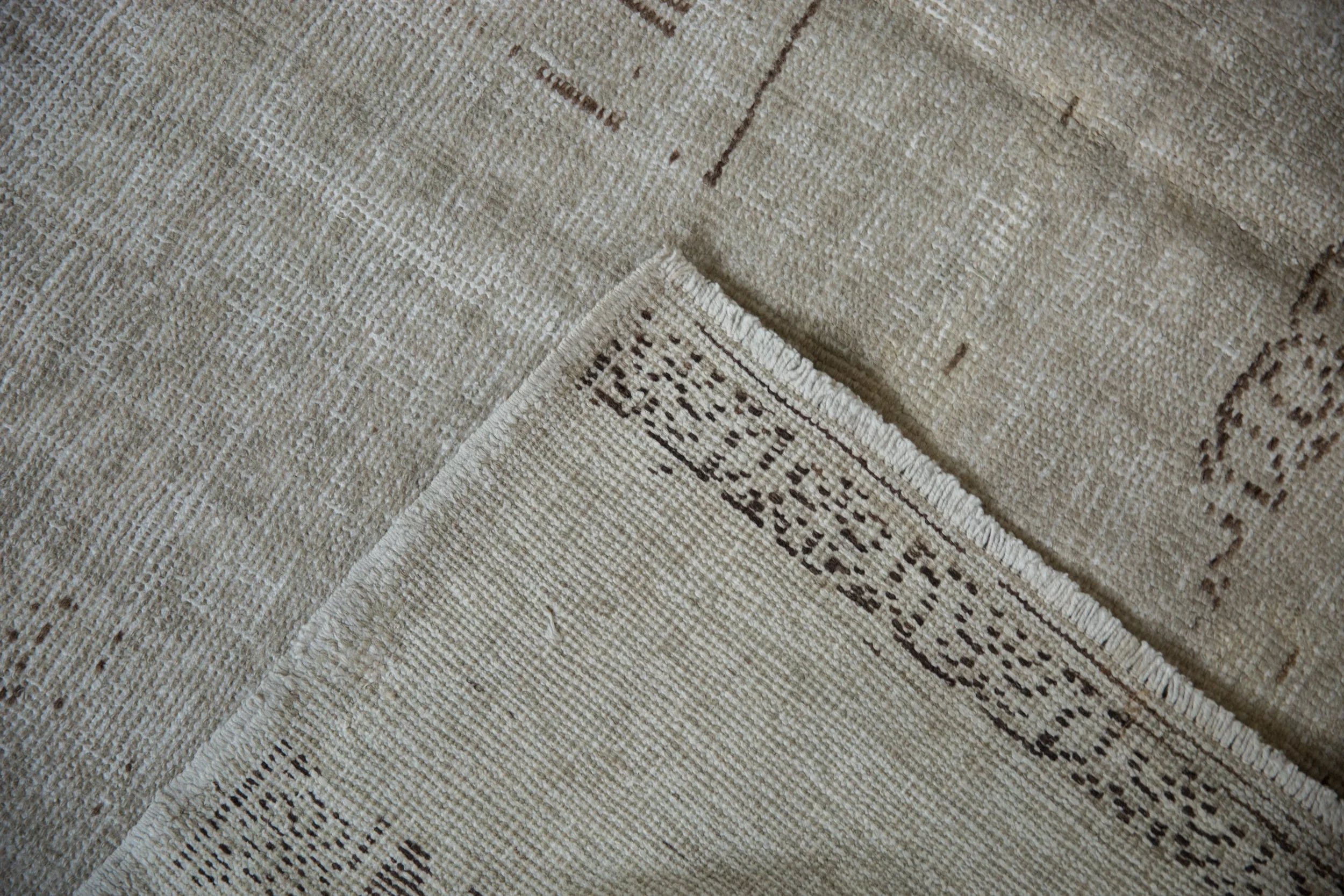 8.5x11.5 Vintage Distressed Oushak Carpet - Image 13