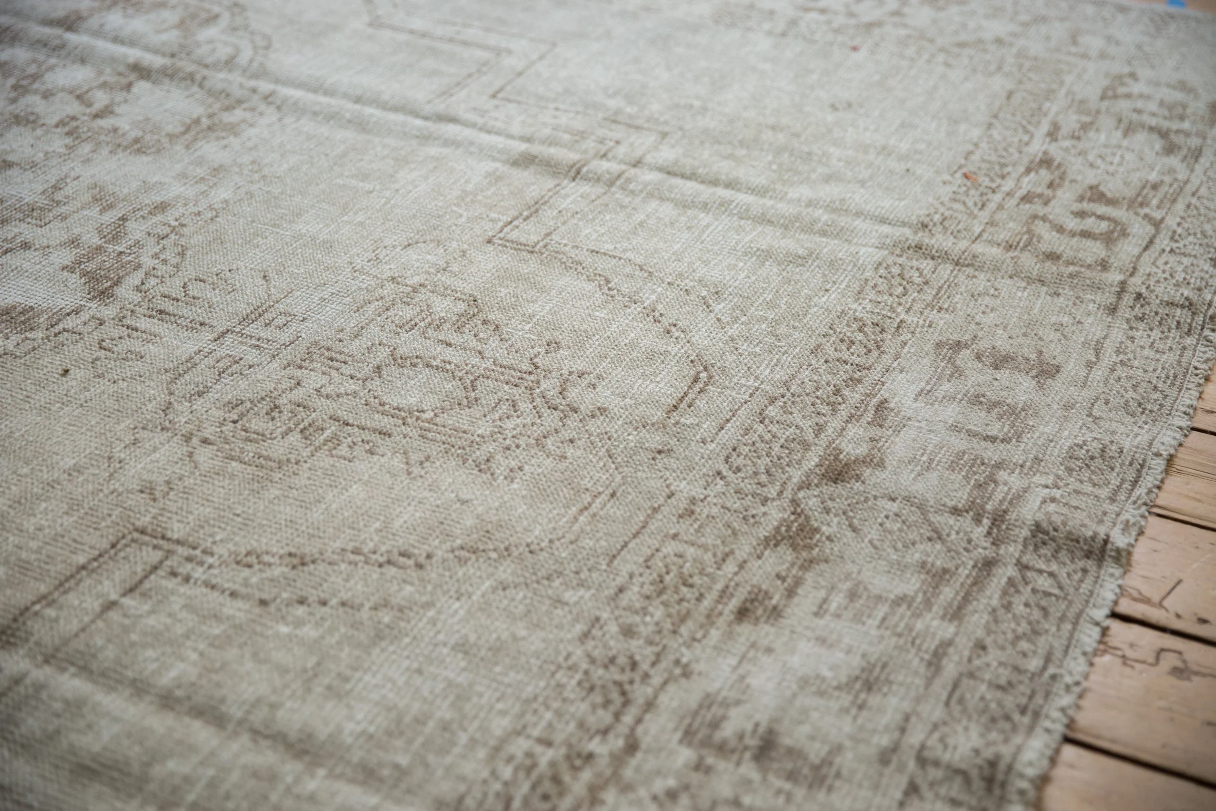 8.5x11.5 Vintage Distressed Oushak Carpet - Image 5