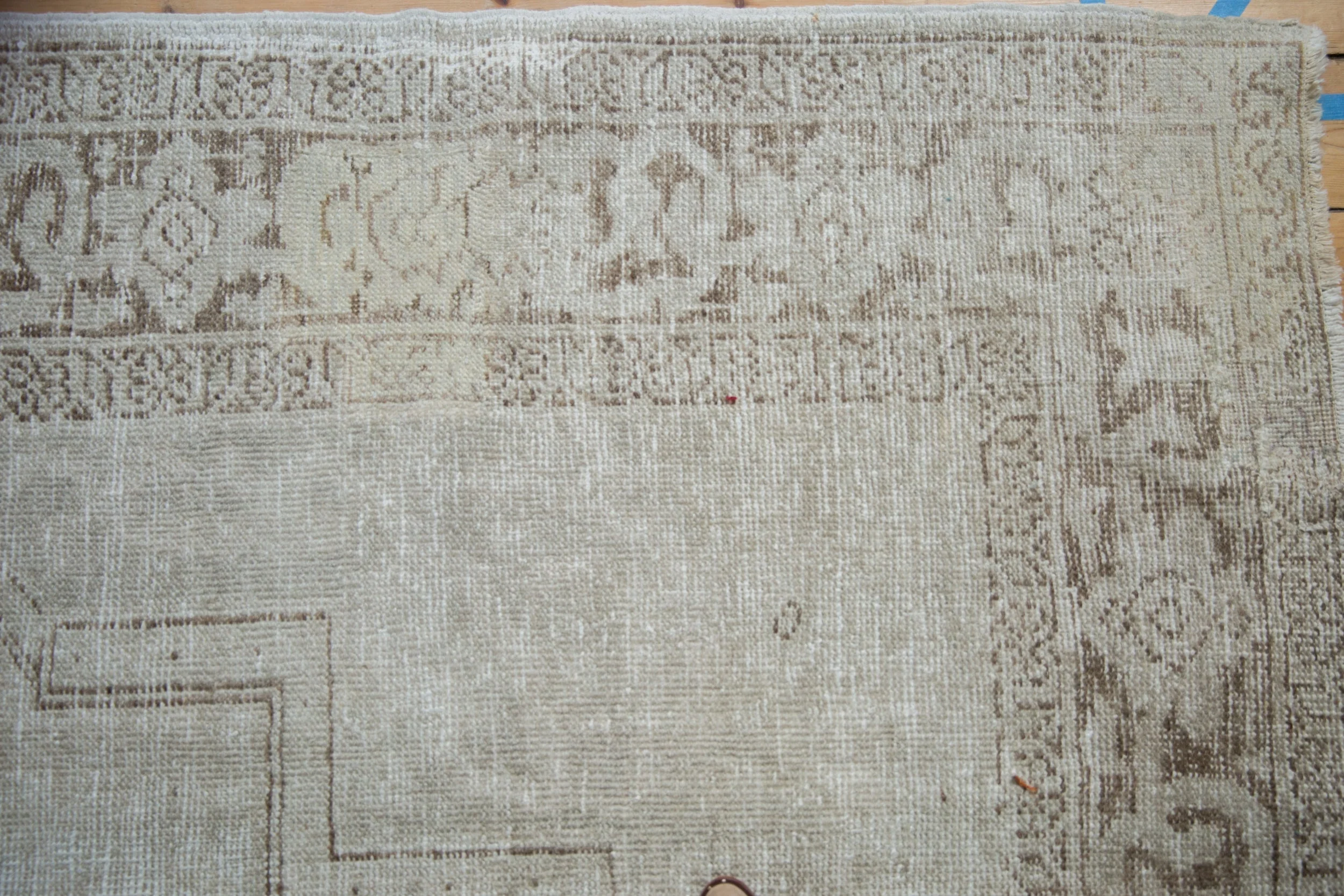 8.5x11.5 Vintage Distressed Oushak Carpet - Image 6