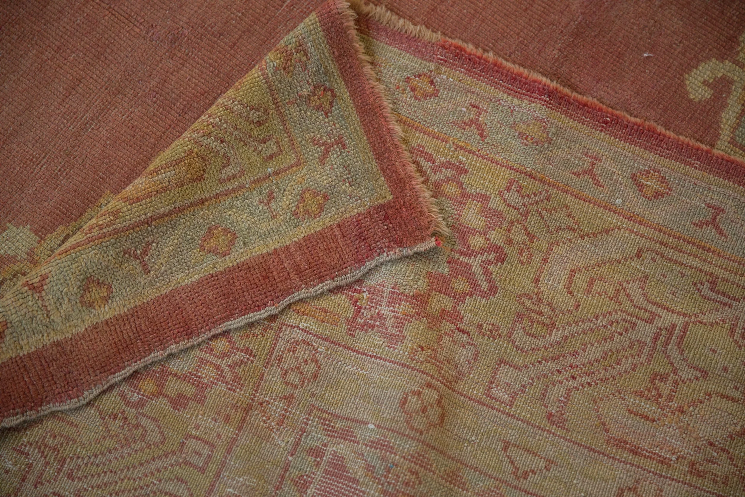 8.5x11.5 Vintage Distressed Oushak Carpet - Image 12