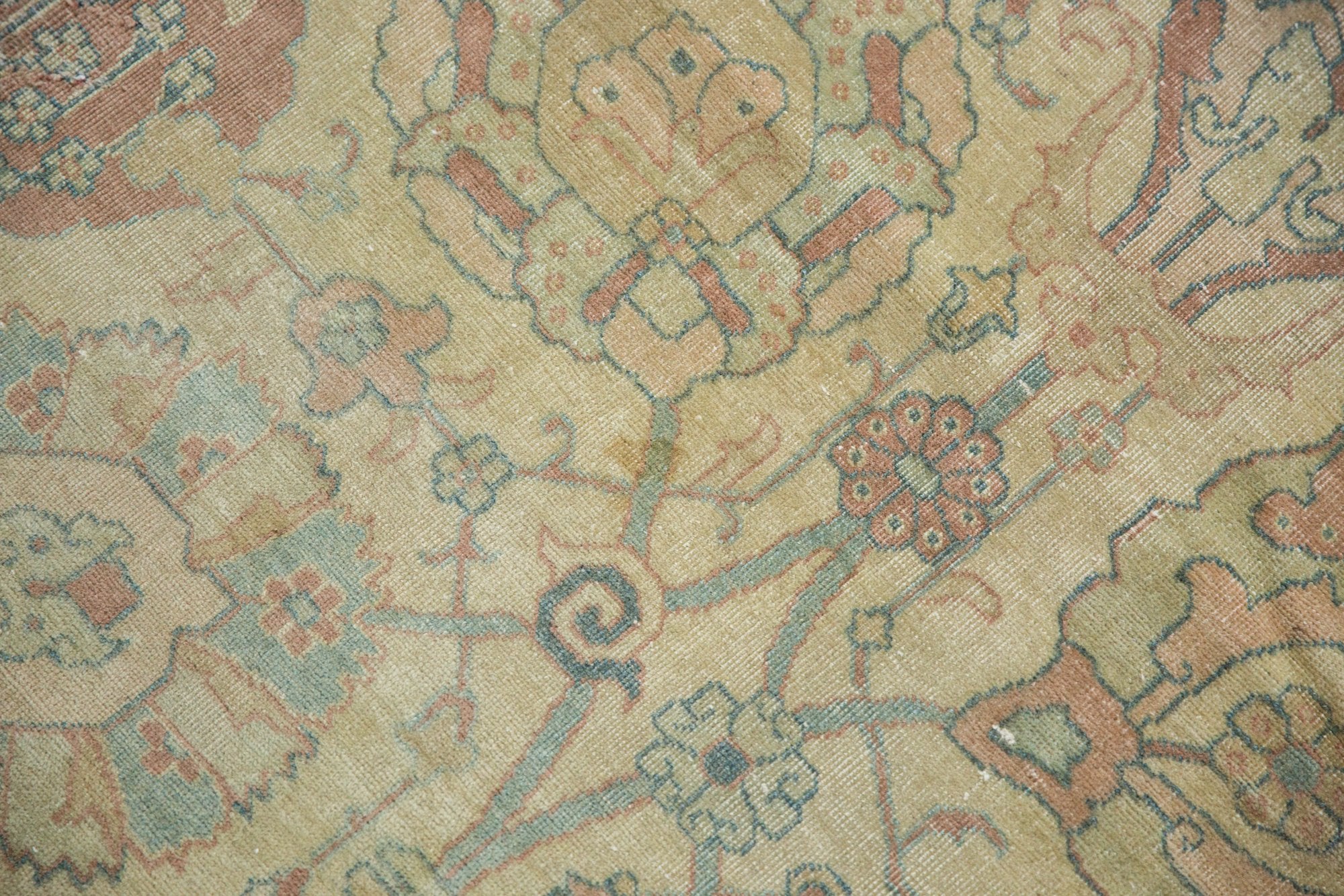 8.5x11.5 Vintage Distressed Tabriz Carpet - Image 13