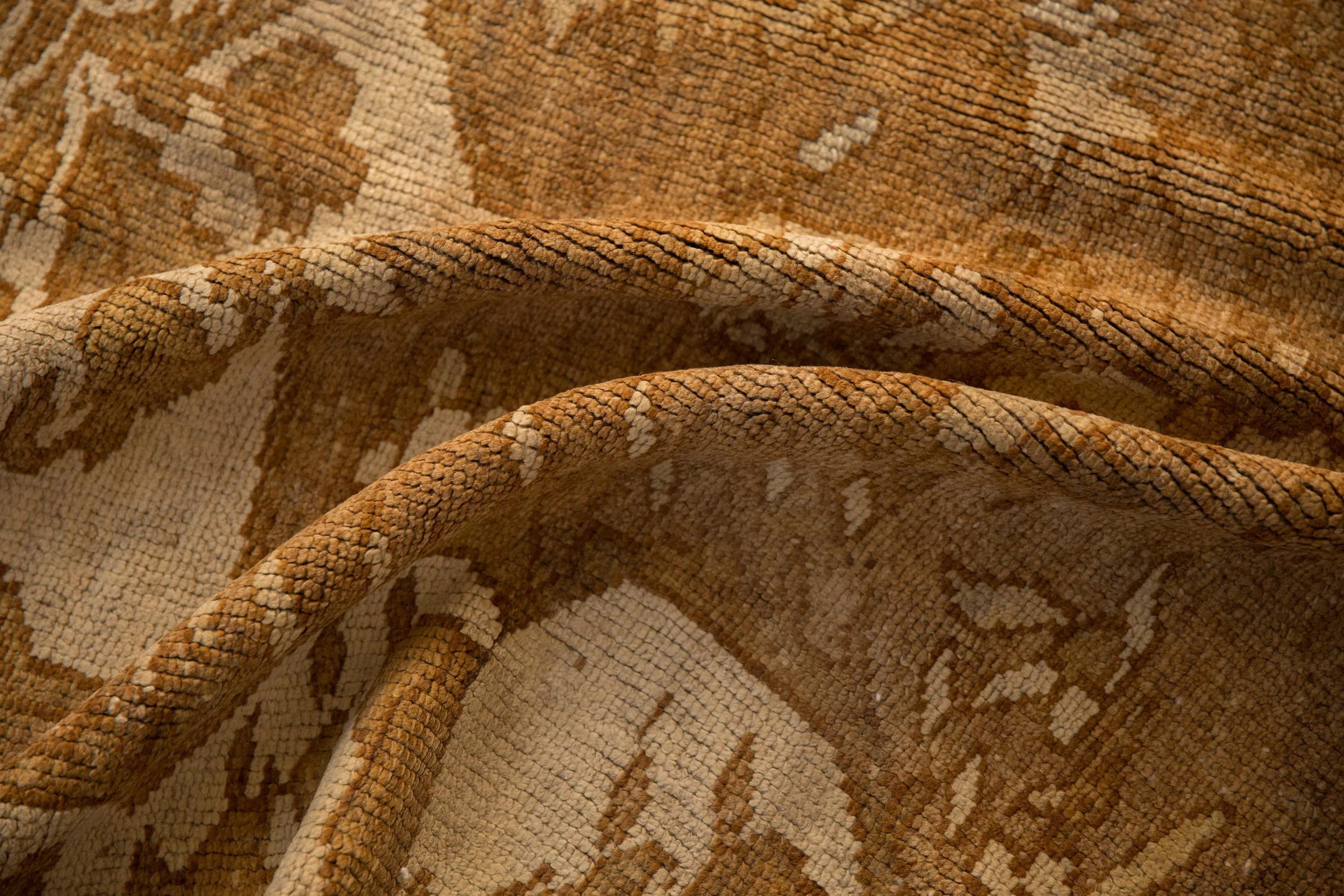 8.5x11 Vintage Distressed Kars Carpet - Image 11
