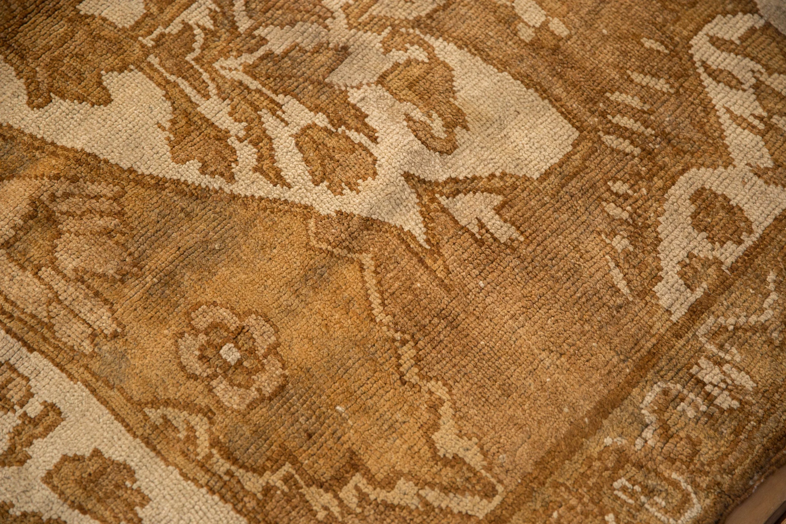 8.5x11 Vintage Distressed Kars Carpet - Image 8