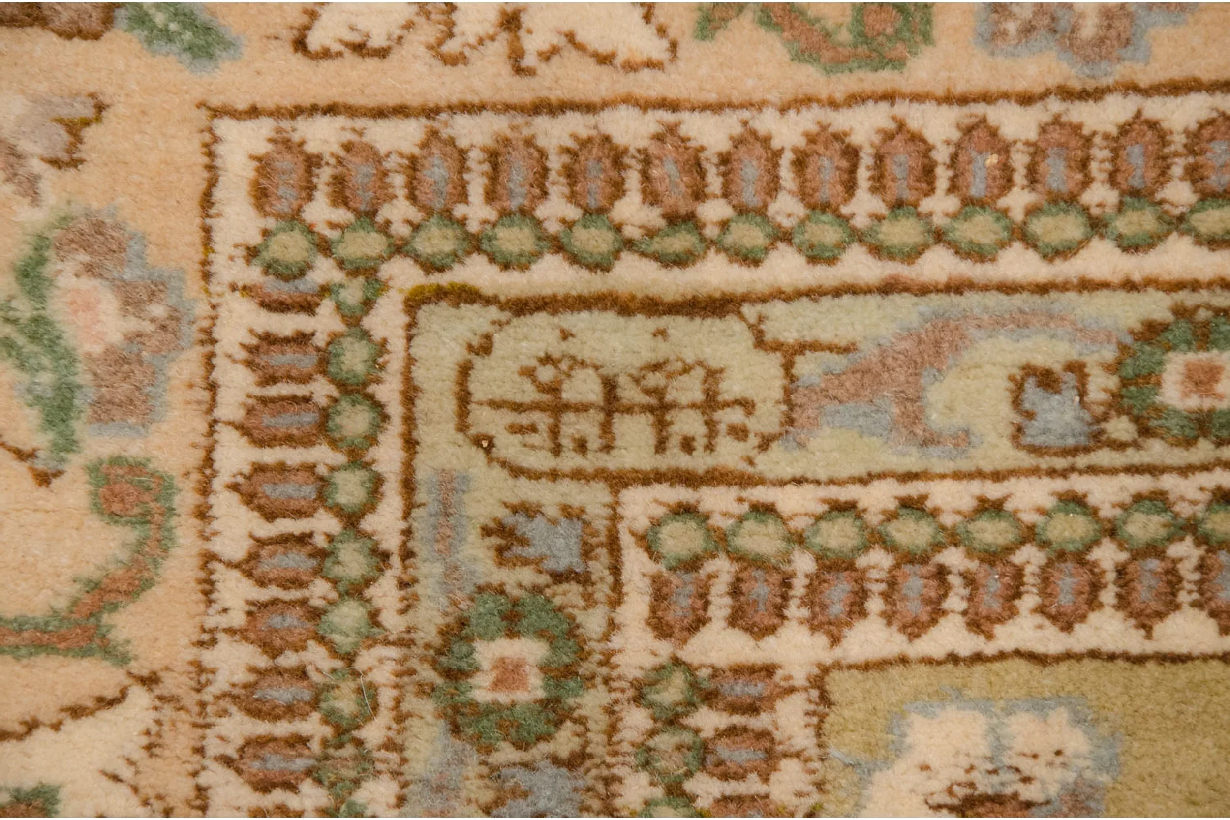8.5x11 Vintage Tabriz Carpet - Image 10