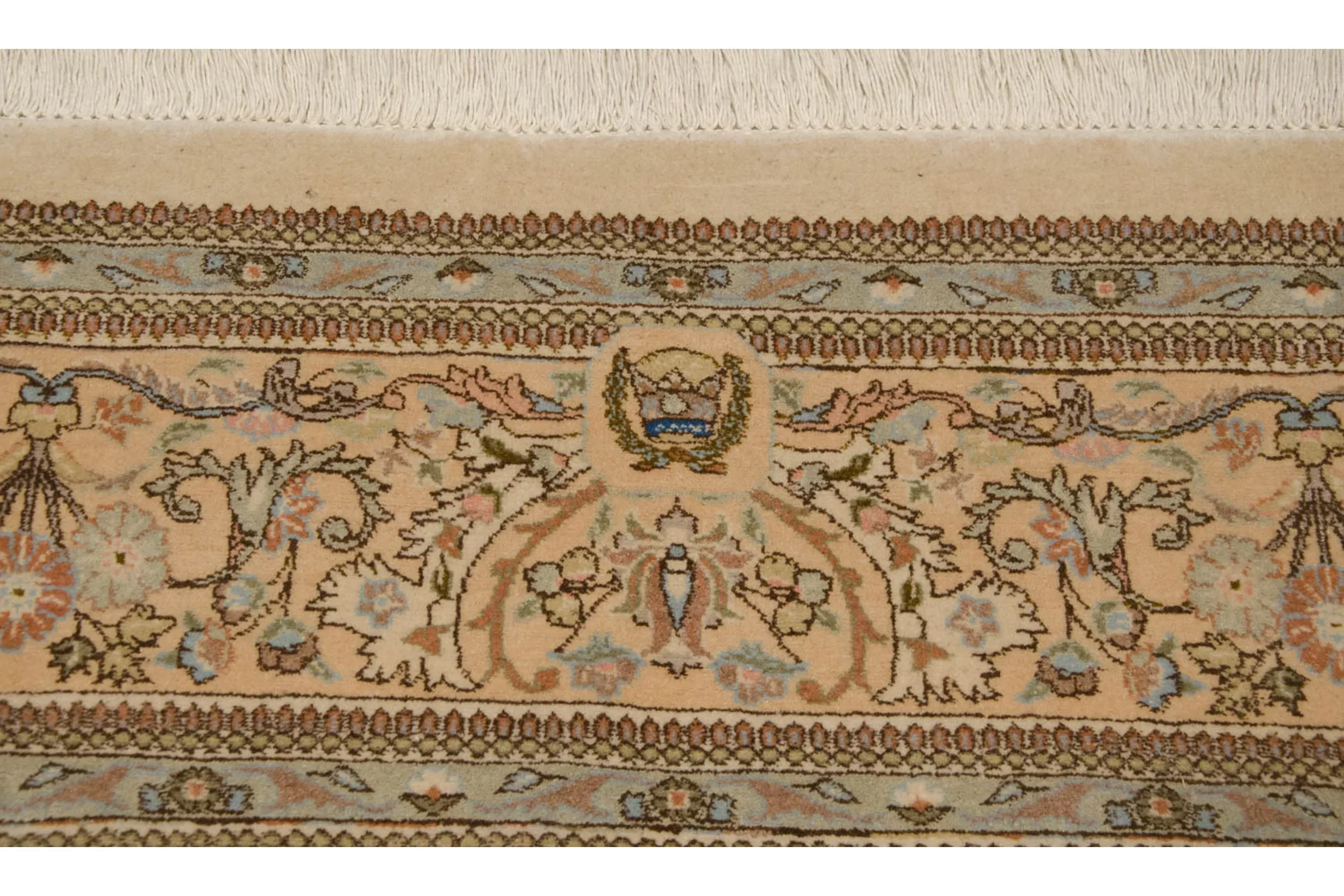 8.5x11 Vintage Tabriz Carpet - Image 11