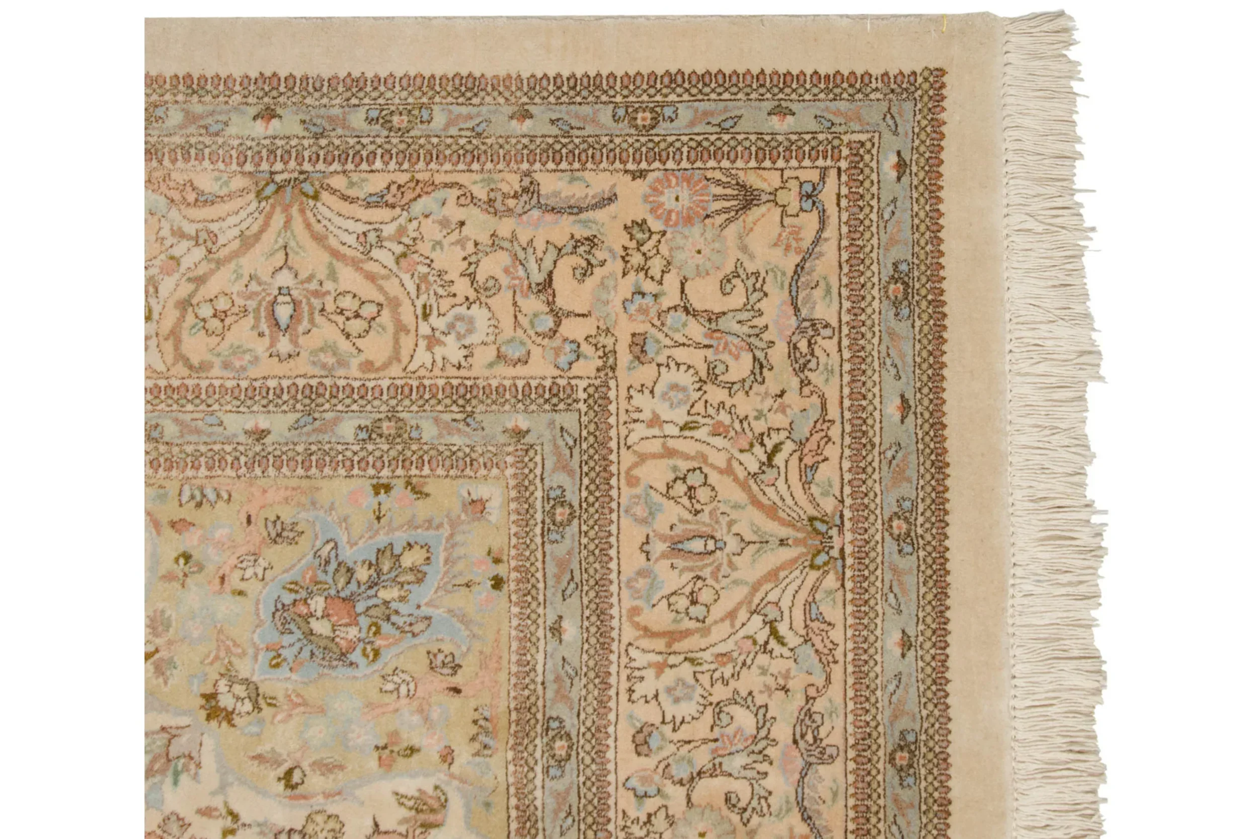 8.5x11 Vintage Tabriz Carpet - Image 6
