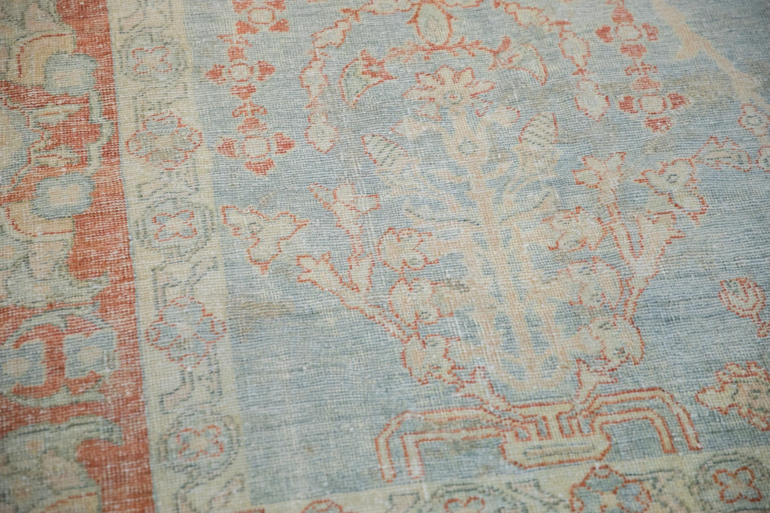 8.5x12 Vintage Distressed Mahal Carpet - Image 5
