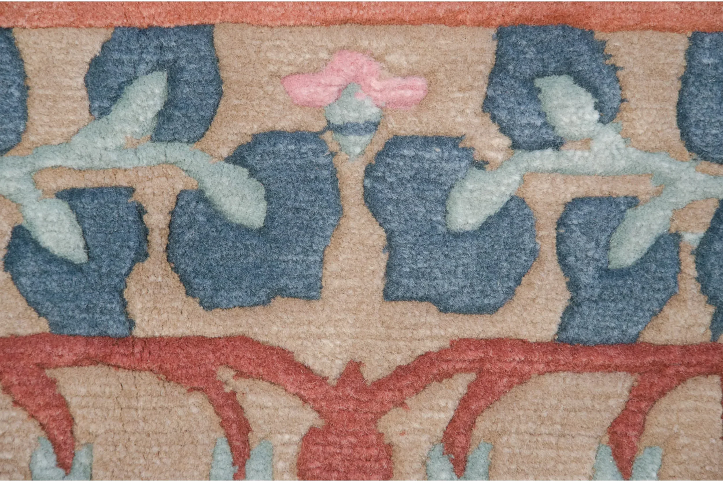 8.5x12 Vintage Indian Arts And Crafts Design Carpet - Image 9