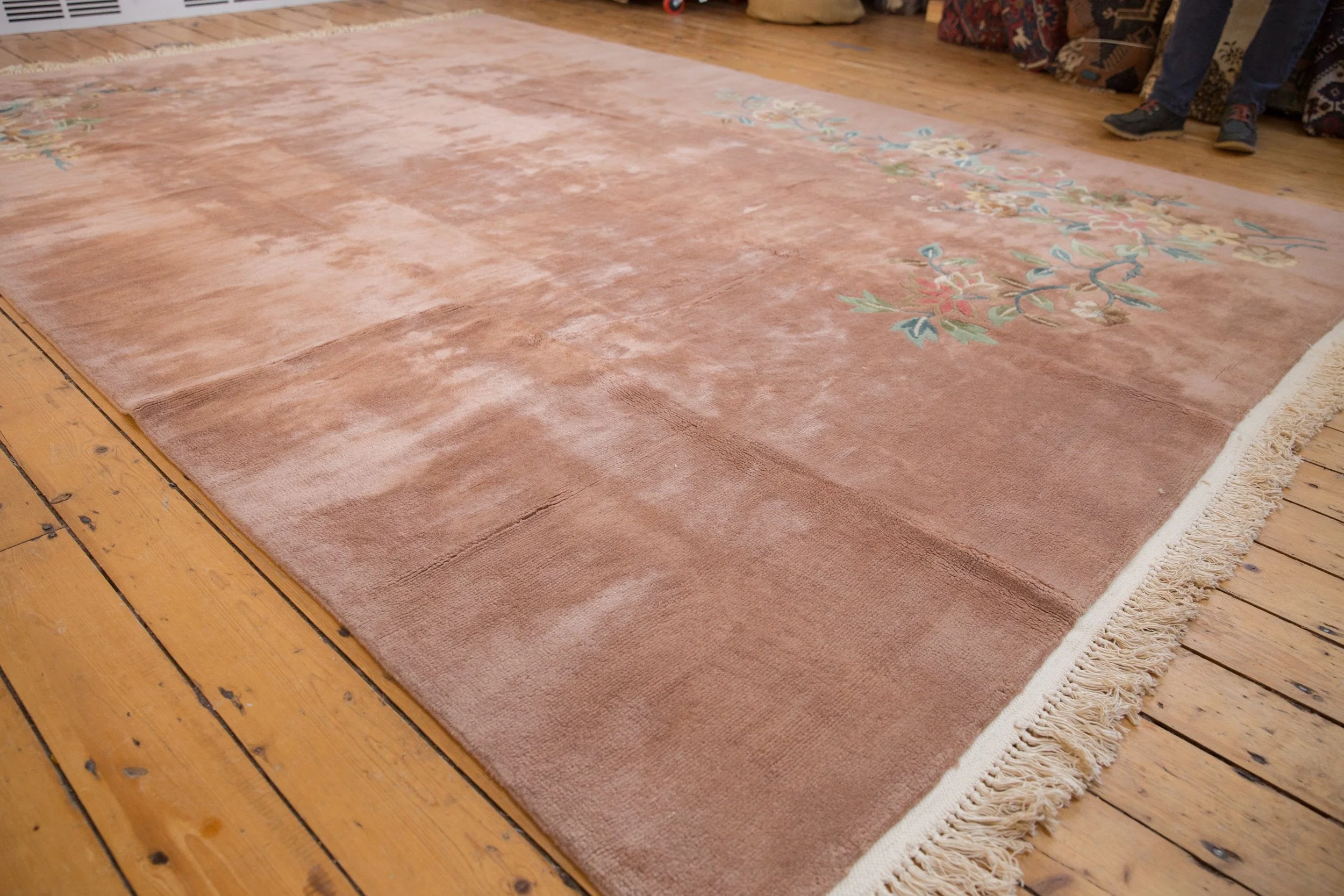 8.5x12 Vintage Japanese Art Deco Design Carpet - Image 7