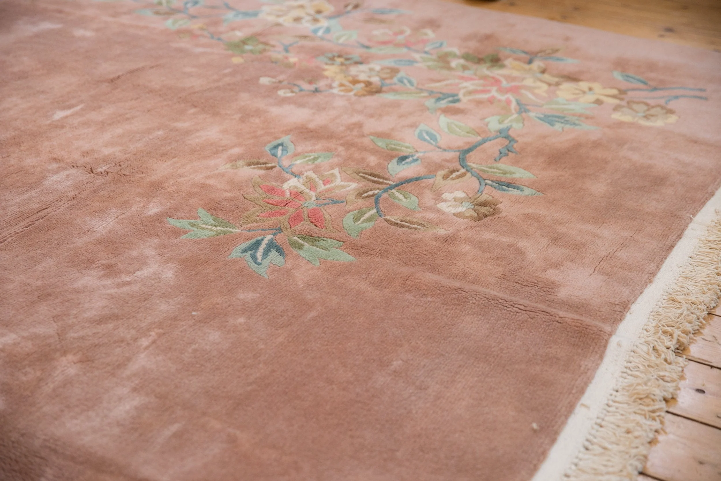 8.5x12 Vintage Japanese Art Deco Design Carpet - Image 8