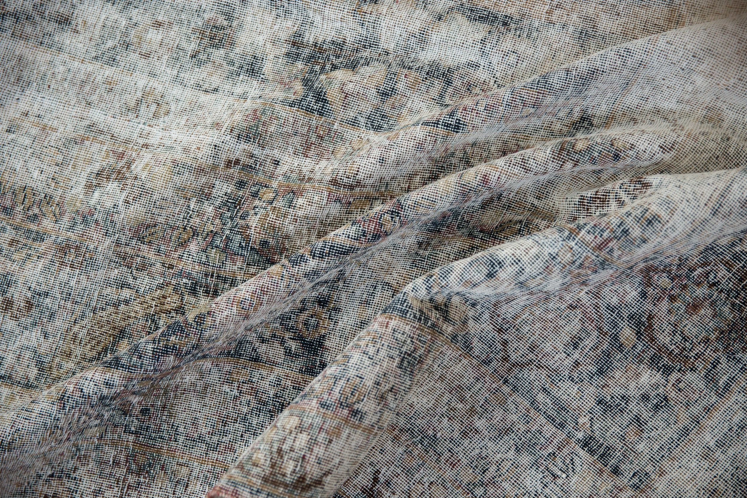 8.5x13.5 Antique Distressed Kerman Carpet - Image 11