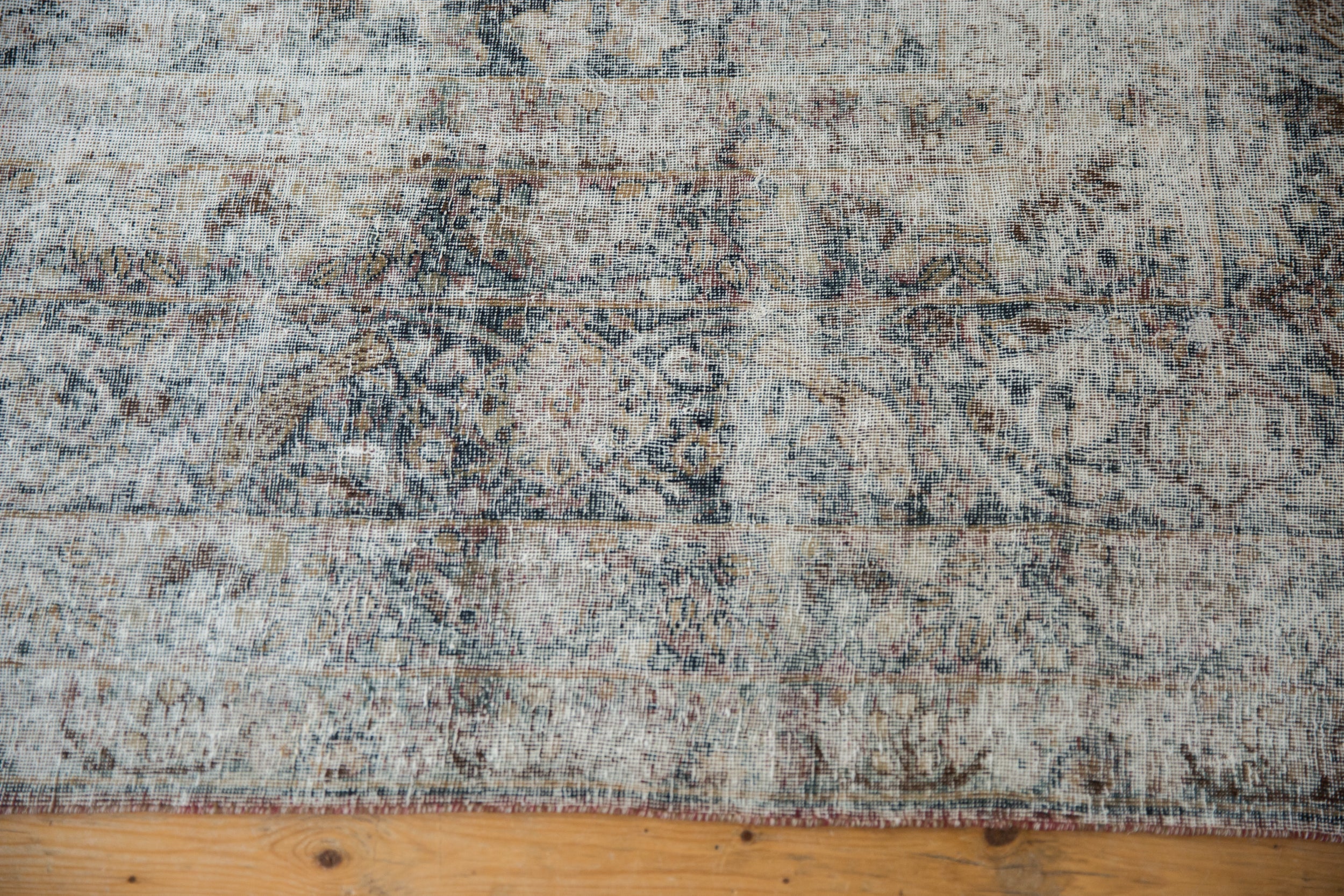 8.5x13.5 Antique Distressed Kerman Carpet - Image 7