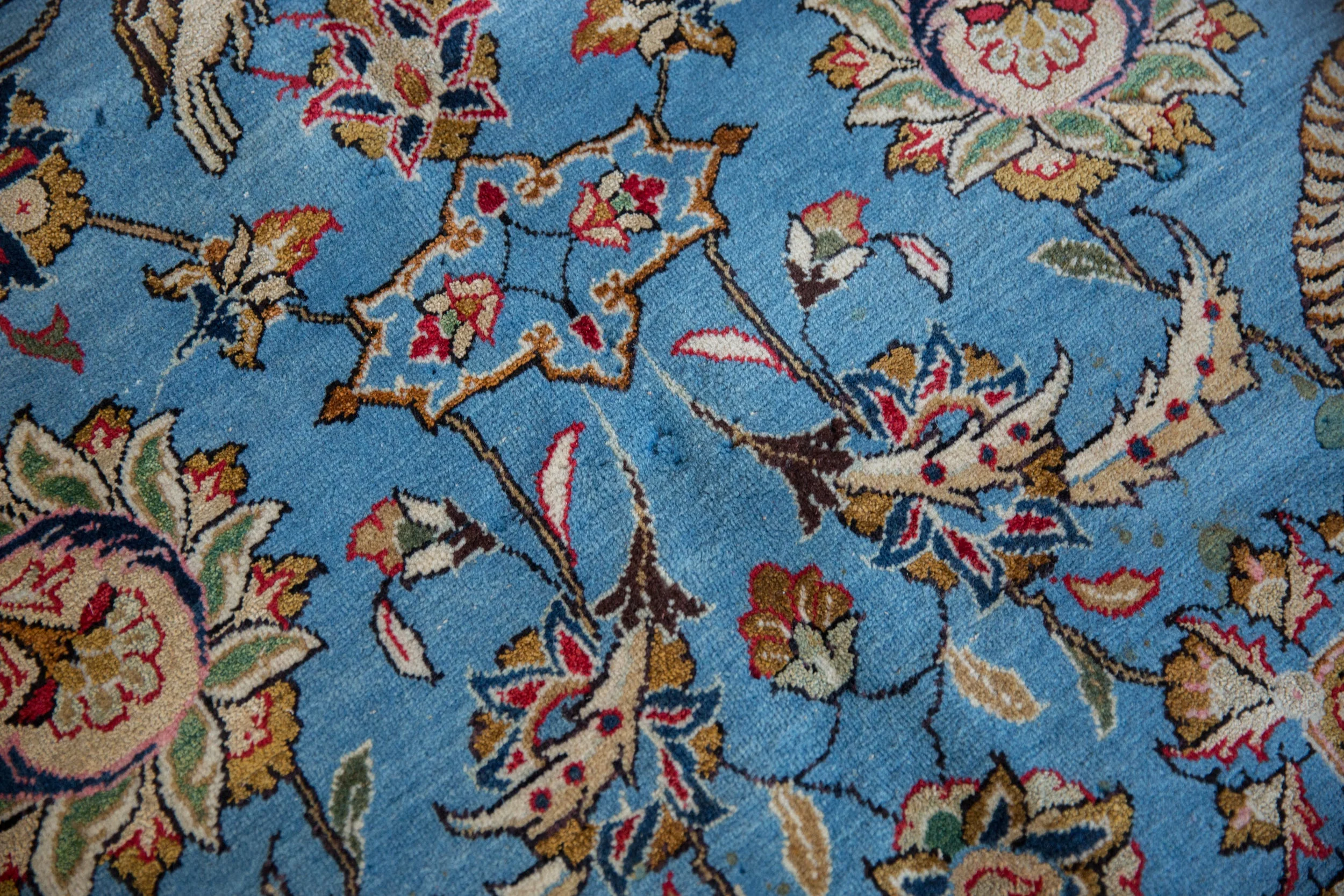 8.5x13 Vintage Qom Carpet - Image 16