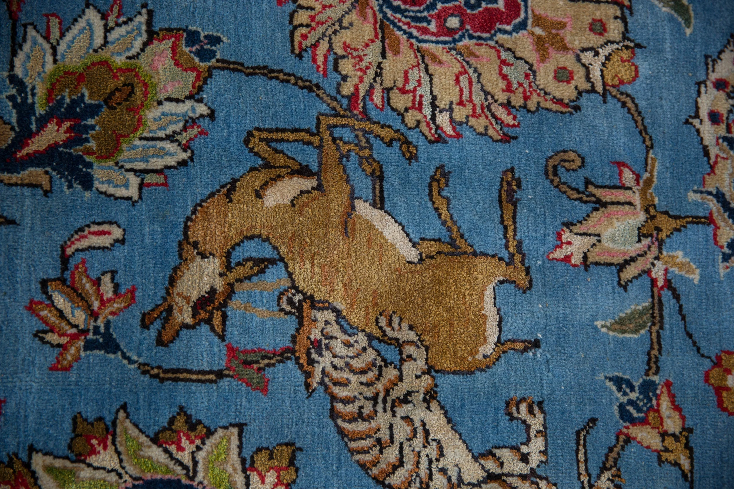 8.5x13 Vintage Qom Carpet - Image 19