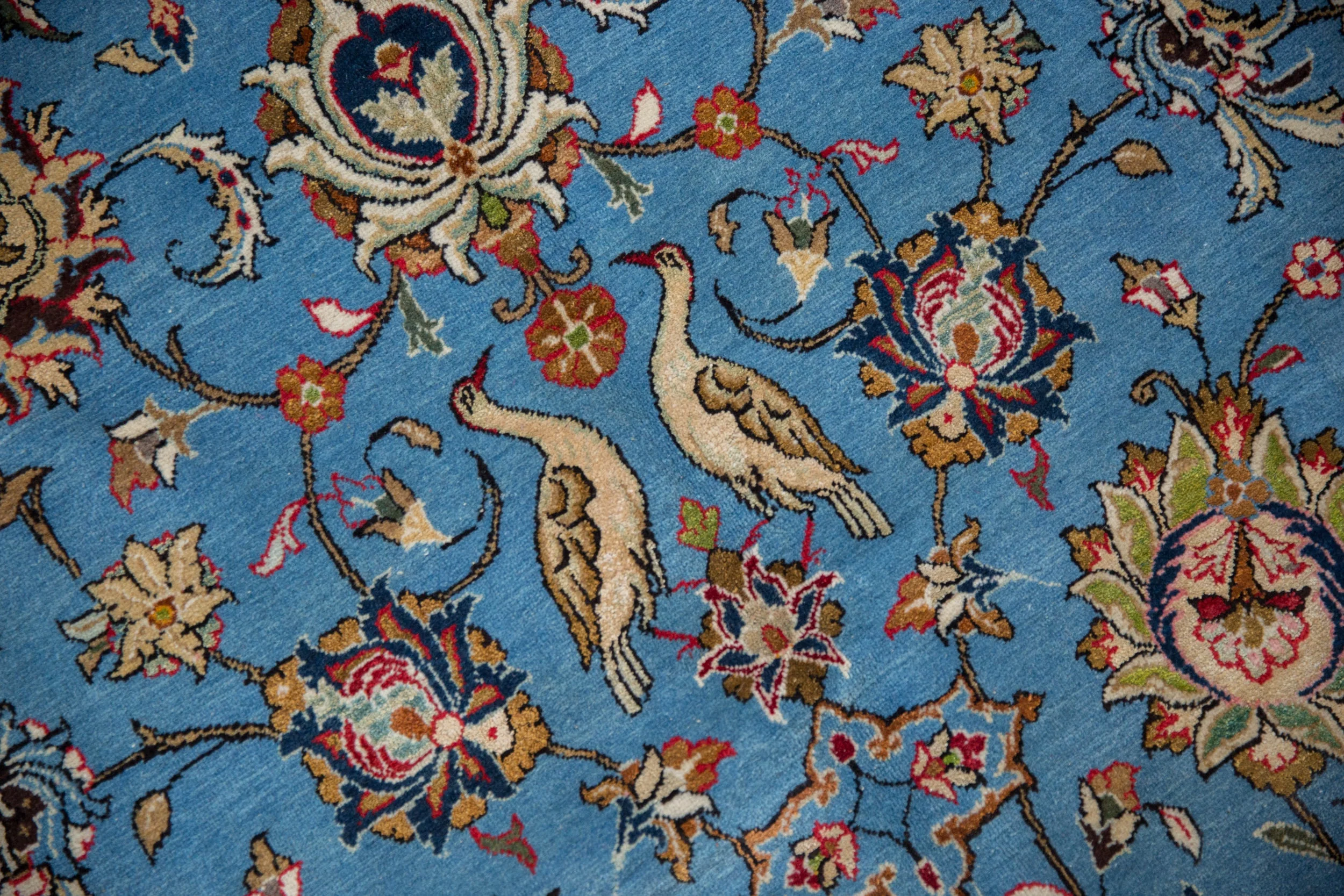 8.5x13 Vintage Qom Carpet - Image 4