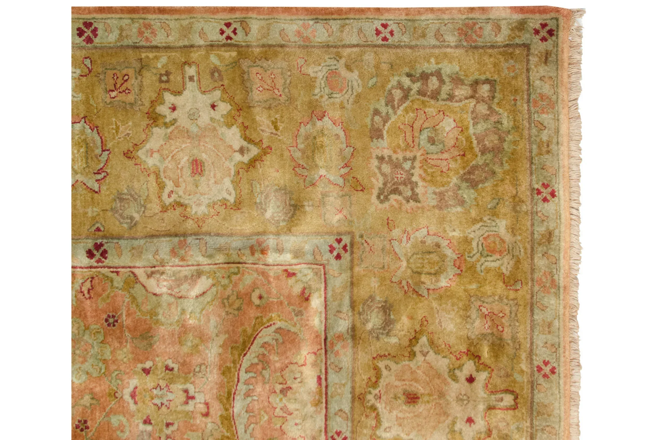 8.5x9.5 Vintage Agra Square Carpet - Image 7