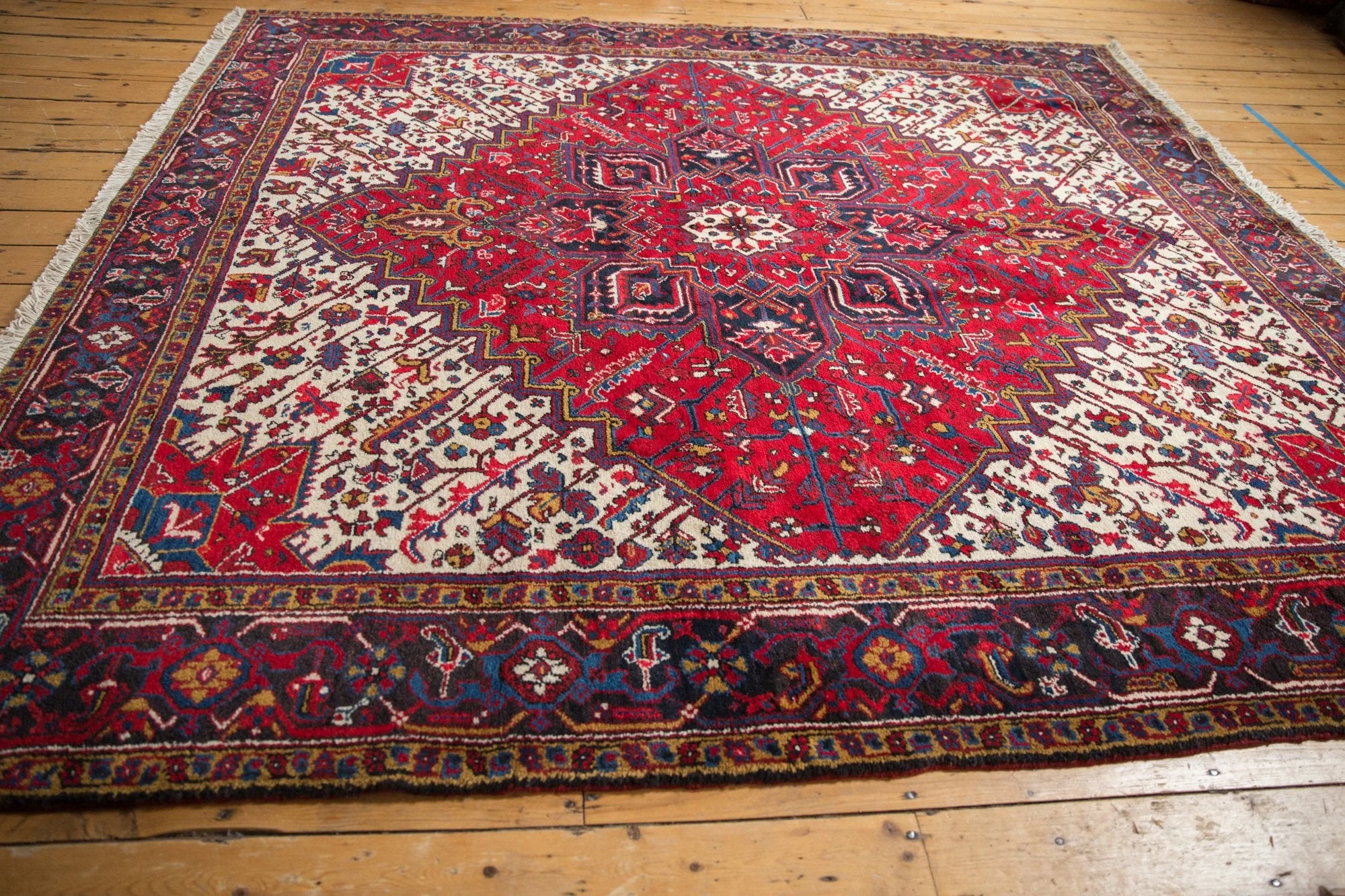 8.5x9.5 Vintage Mehrivan Square Carpet - Image 8