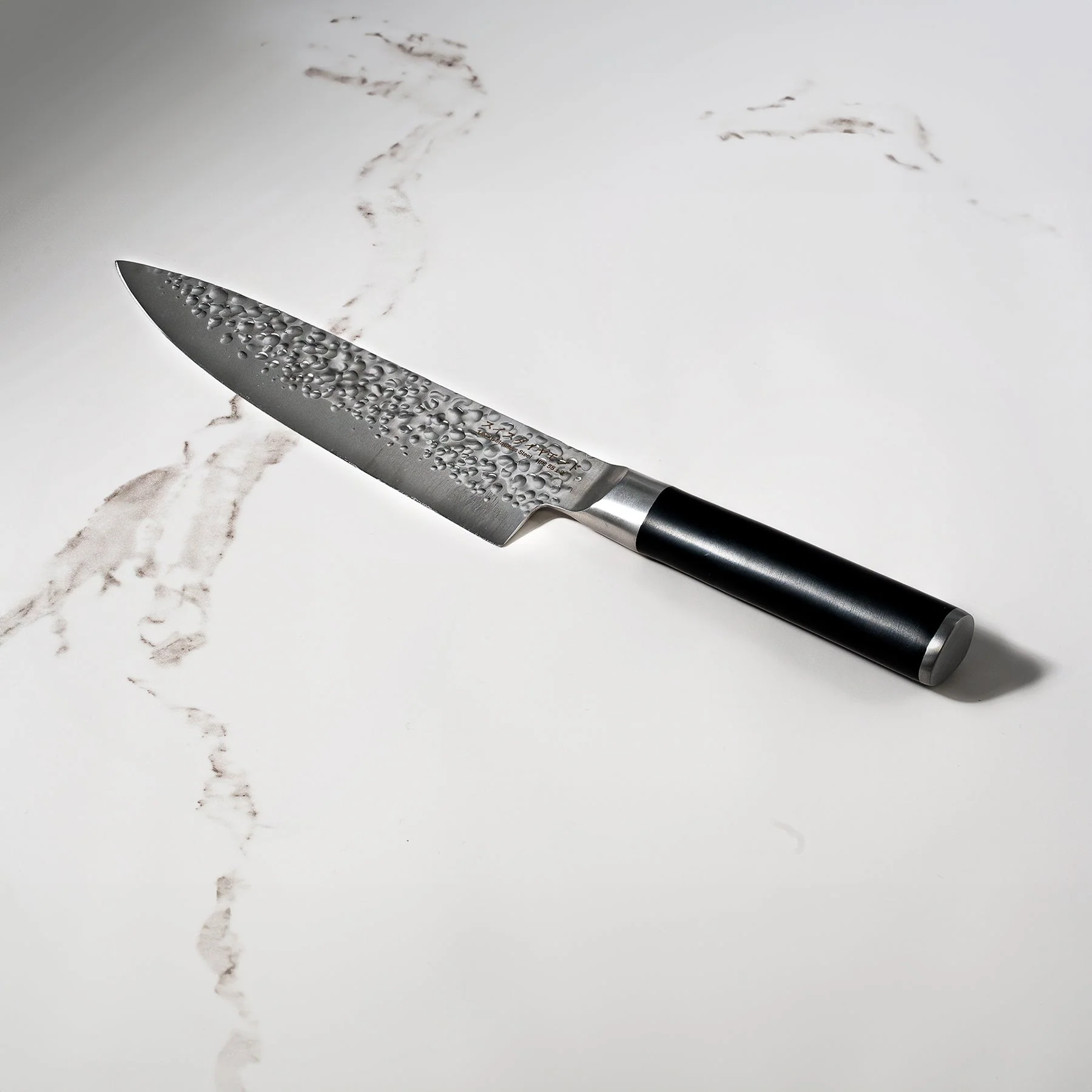 8" Hammered Chef Knife - Image 3