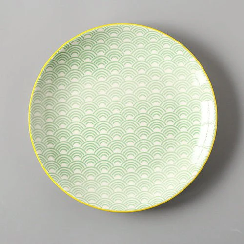 8-Inch Porcelain Shallow Dish – Elegant Round Dinner Plate Collection - Image 2
