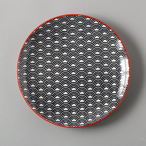 8-Inch Porcelain Shallow Dish – Elegant Round Dinner Plate Collection - Image 3