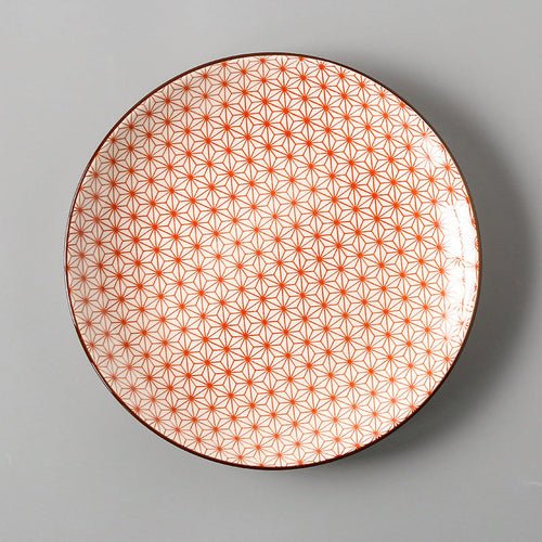 8-Inch Porcelain Shallow Dish – Elegant Round Dinner Plate Collection - Image 4