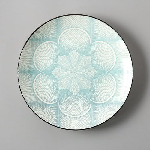 8-Inch Porcelain Shallow Dish – Elegant Round Dinner Plate Collection - Image 5