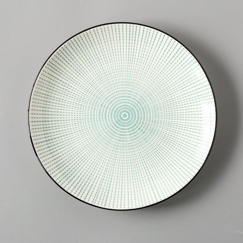 8-Inch Porcelain Shallow Dish – Elegant Round Dinner Plate Collection - Image 6