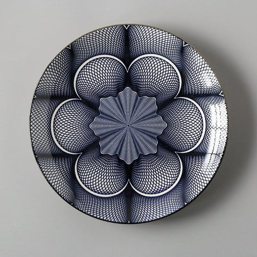 8-Inch Porcelain Shallow Dish – Elegant Round Dinner Plate Collection - Image 7