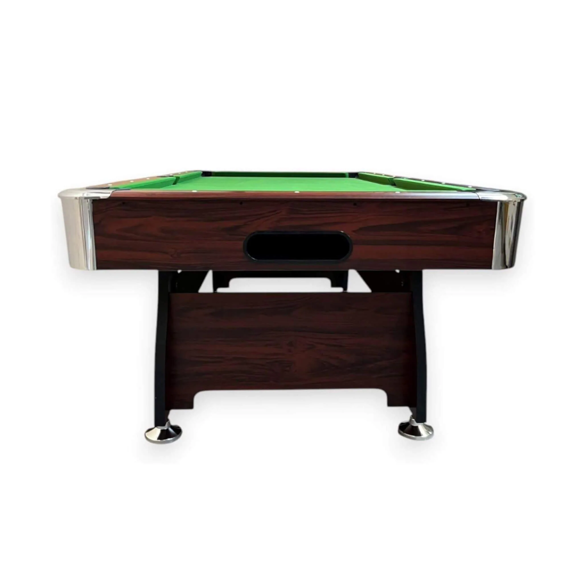8FT Modern Green Felt Billiard Pool Table With Automatic Ball Return And Accessories Kit (SAK24870) - Image 6