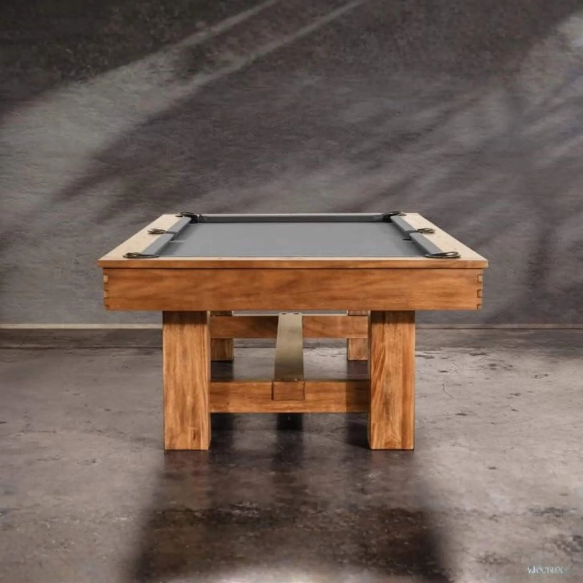 8FT Premium Professional Presli Slate Native Acacia Solid Wood Billiard Pool Table With Custom Table Cloth (SAK90428) - Image 6