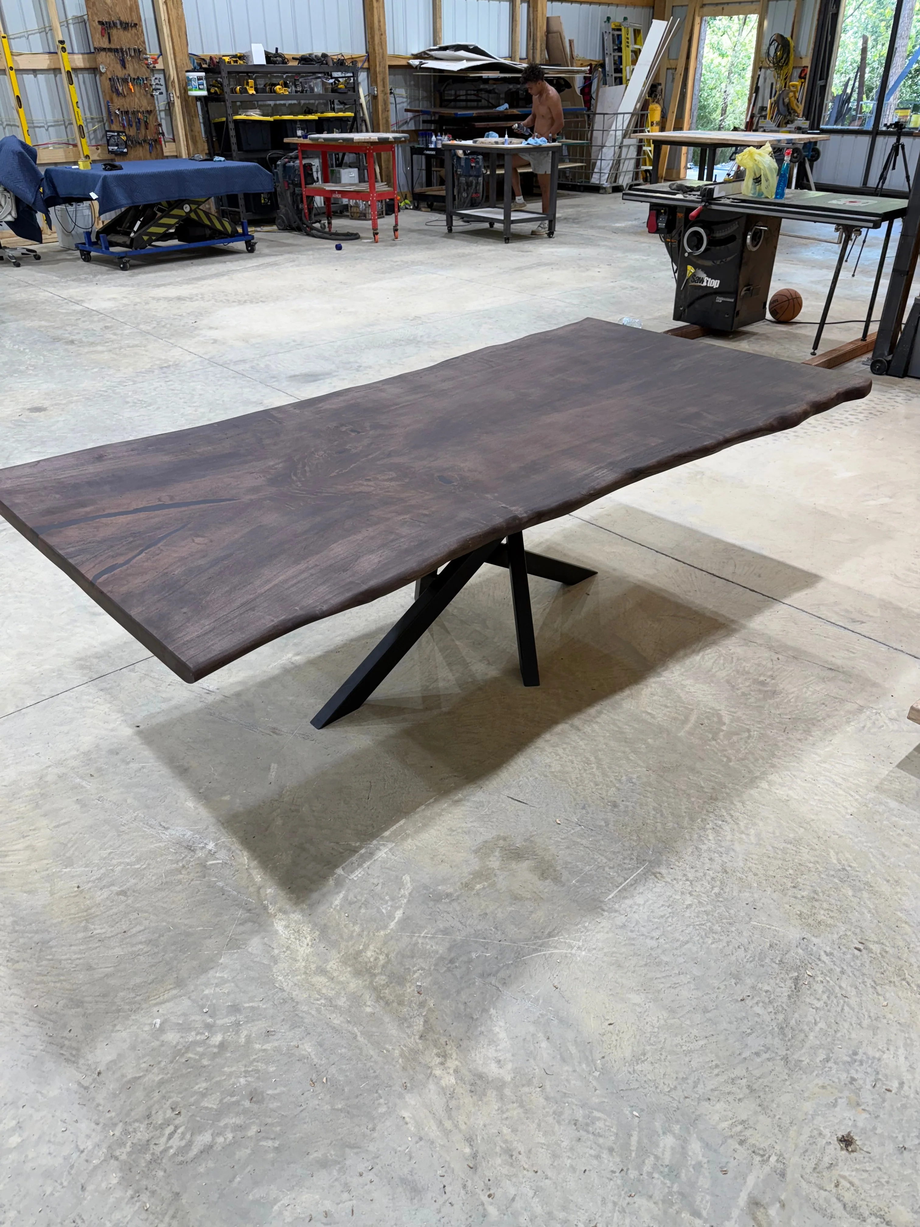 8x~4 Maple Slab Table - Image 2