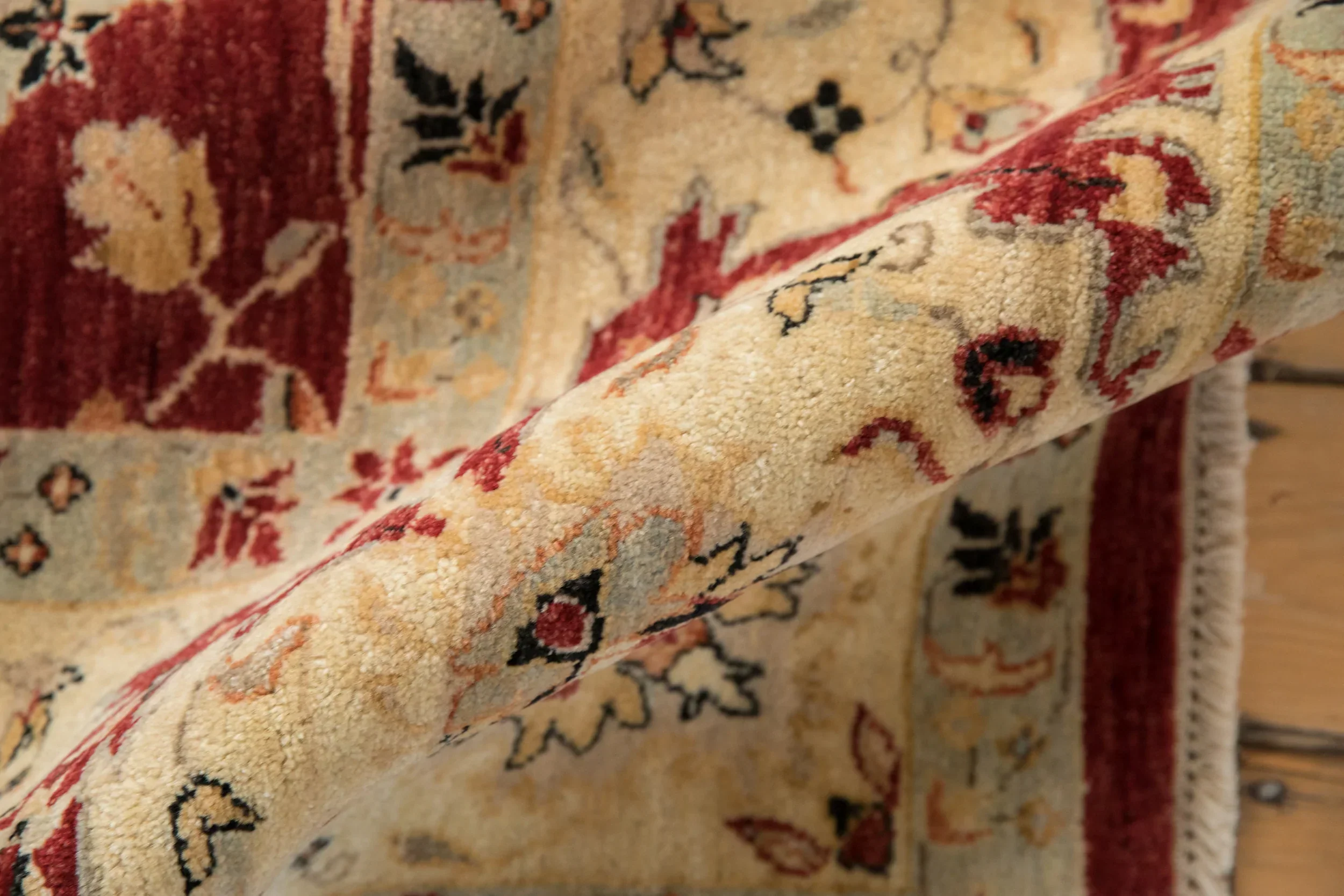 8x10.5 Indian Sultanabad Design Carpet - Image 8