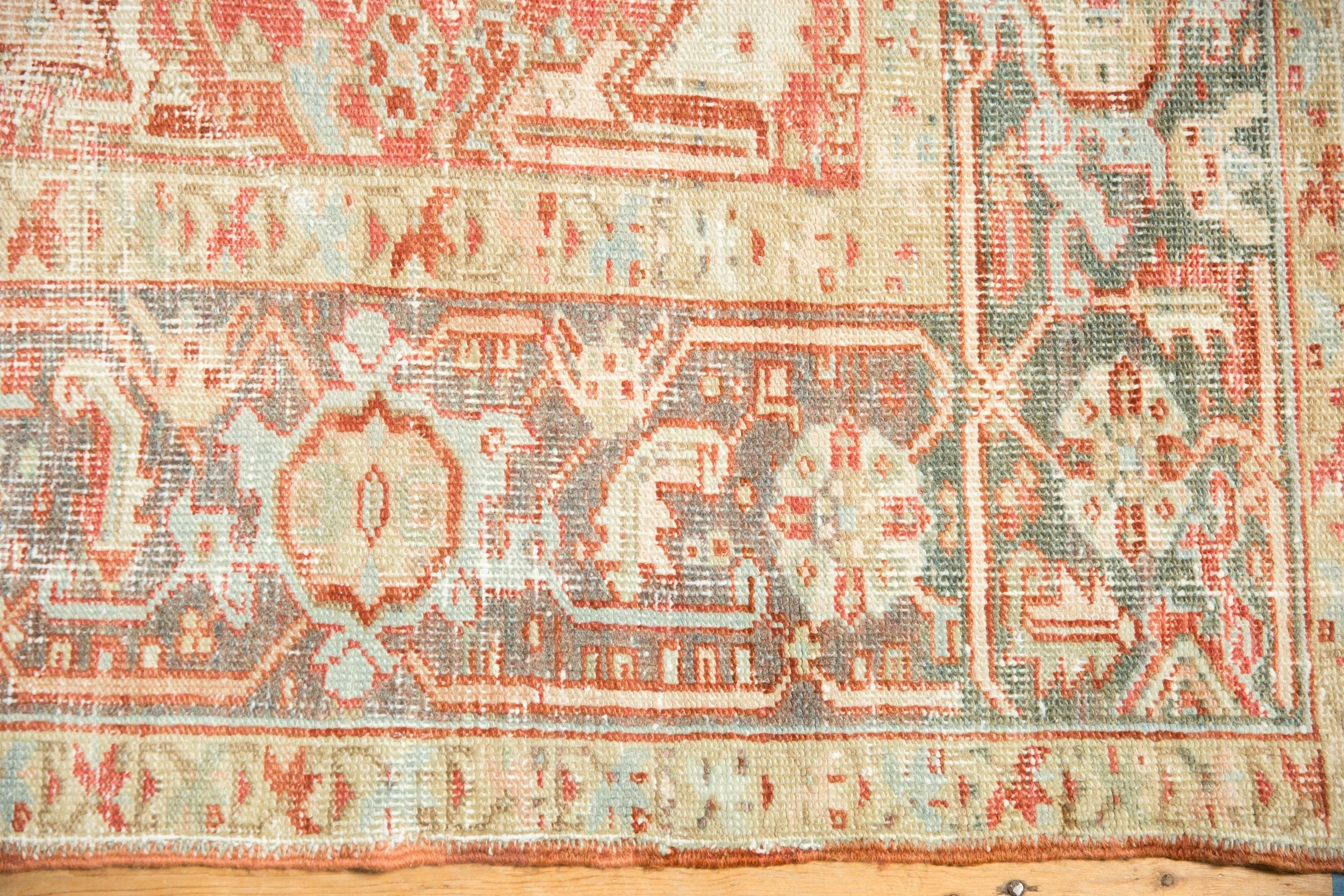 8x10.5 Vintage Distressed Heriz Carpet - Image 3