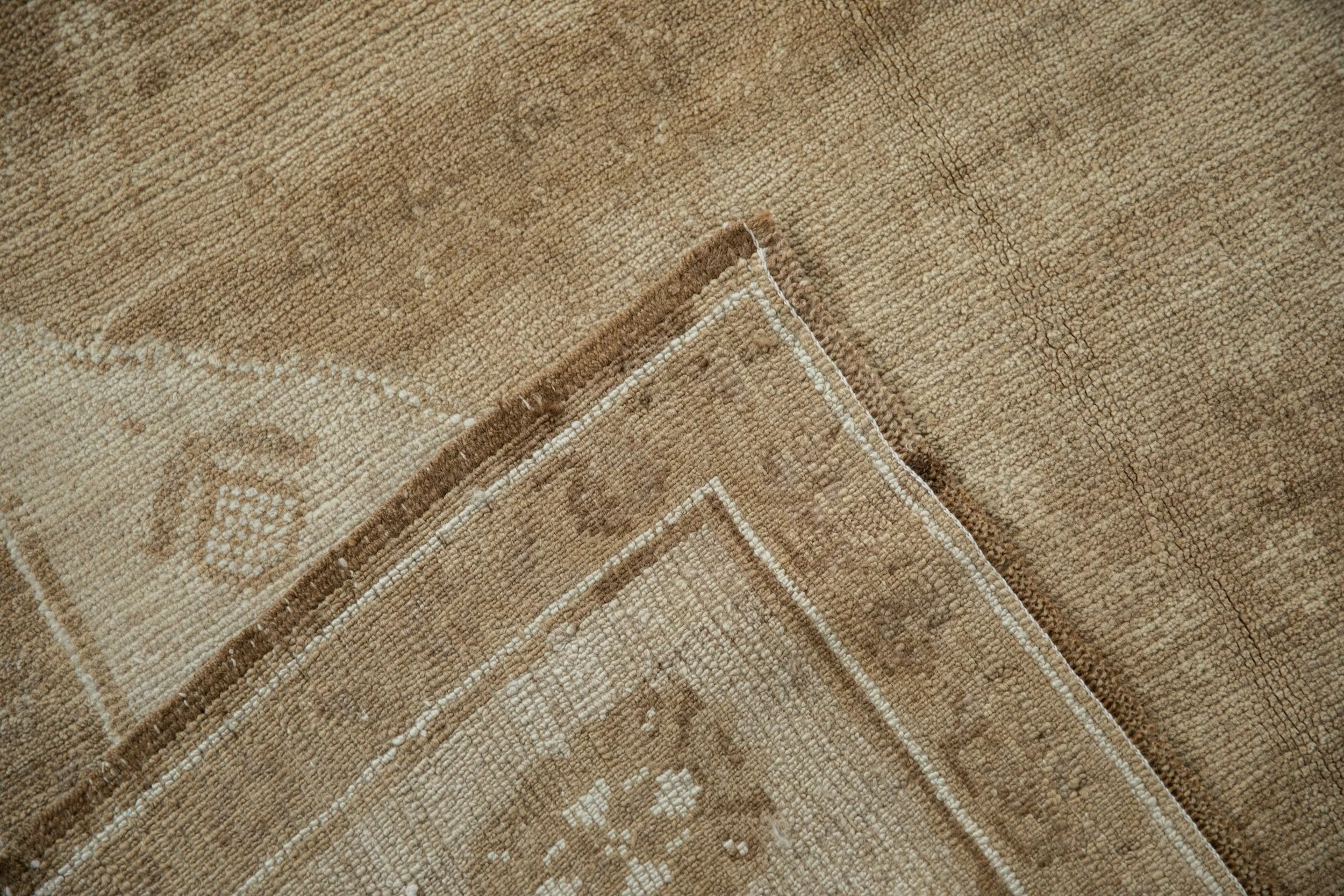 8x10.5 Vintage Distressed Kars Carpet - Image 13