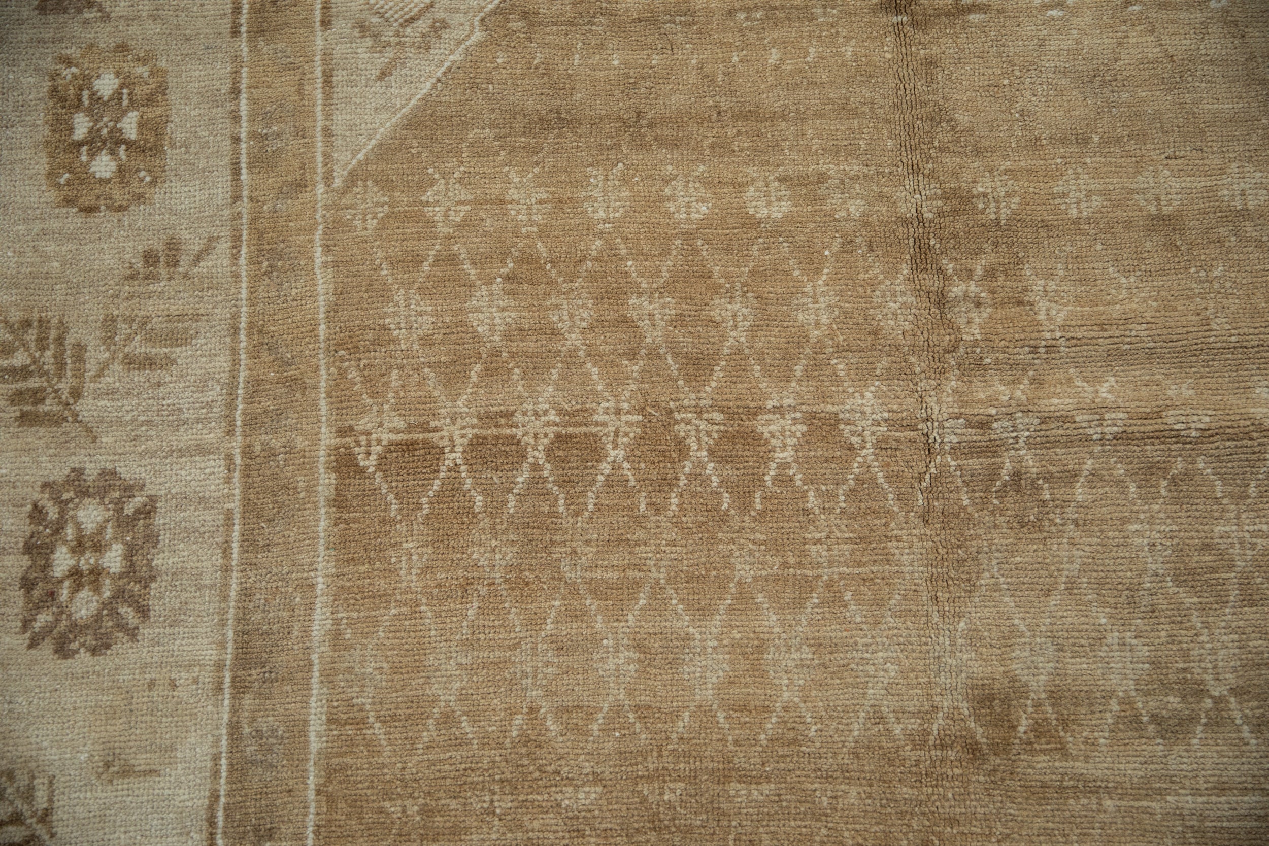 8x10.5 Vintage Distressed Kars Carpet - Image 14
