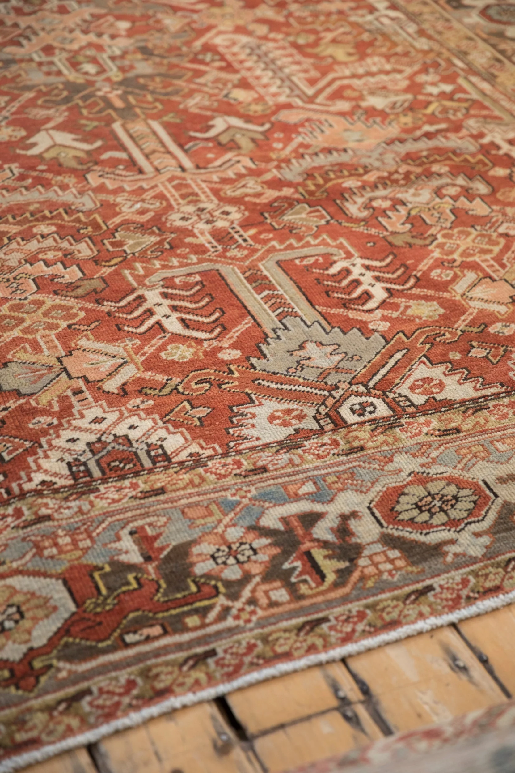 8x10.5 Vintage Distressed Mehrivan Carpet - Image 10