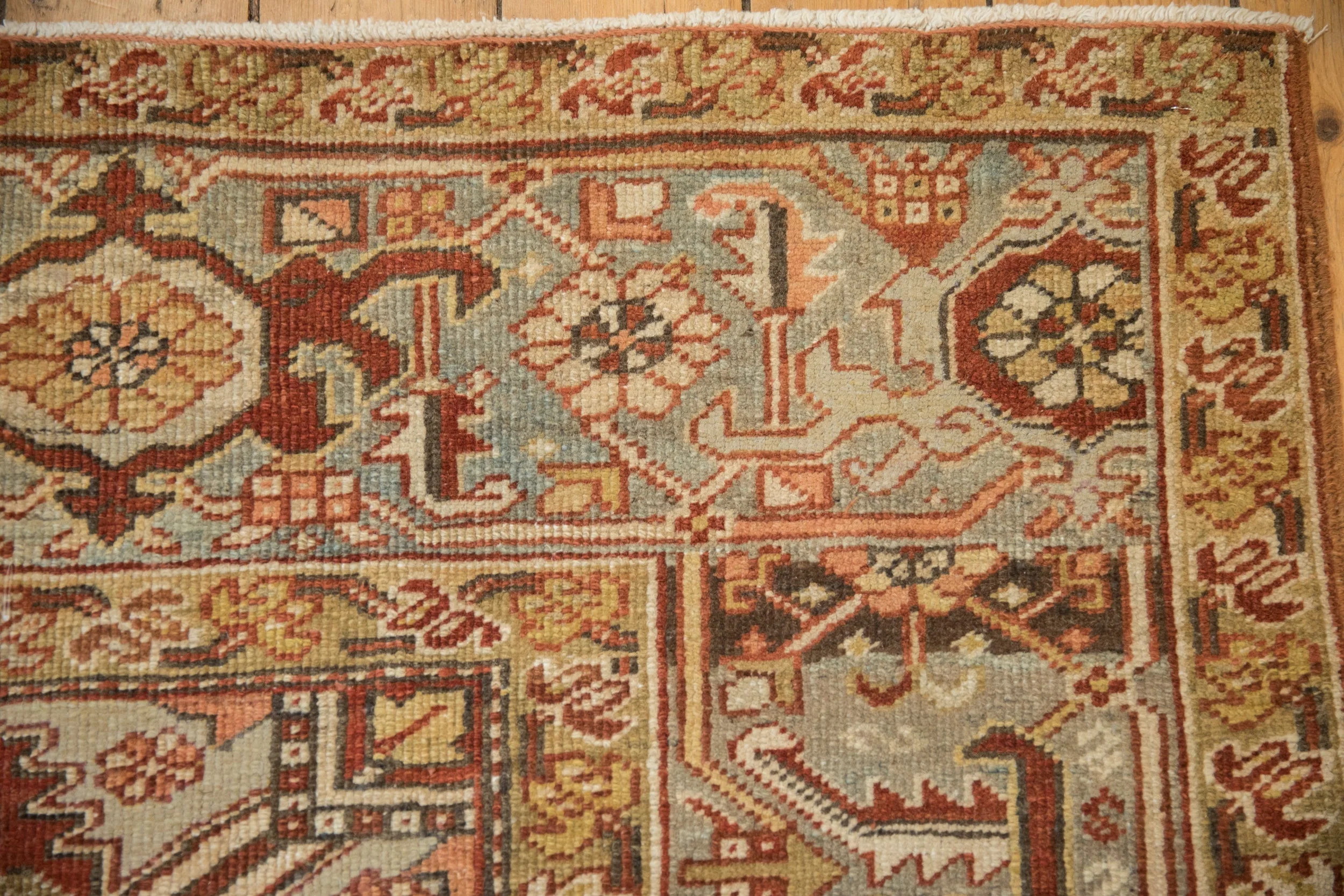 8x10.5 Vintage Distressed Mehrivan Carpet - Image 3