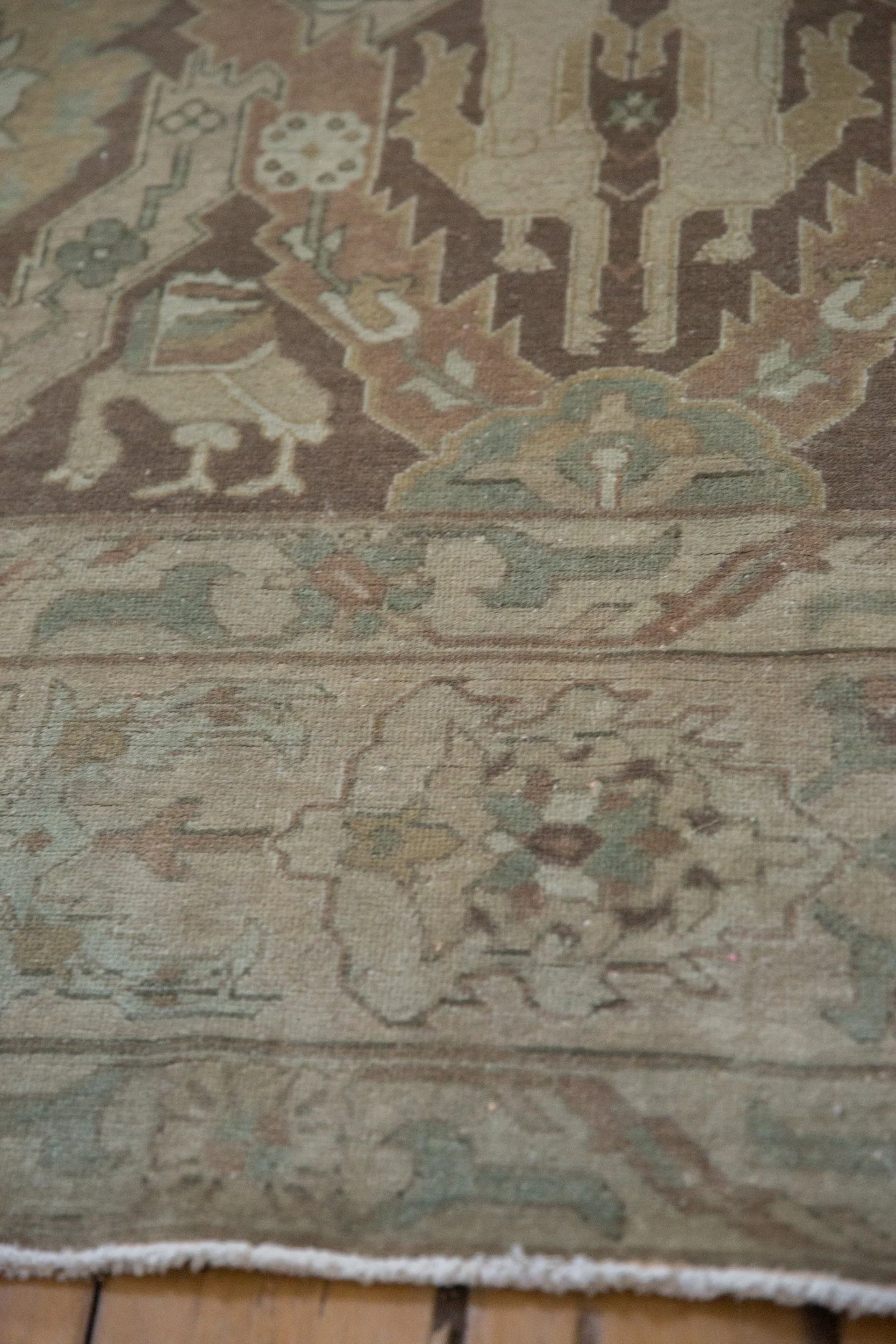 8x10.5 Vintage Distressed Sivas Carpet - Image 8