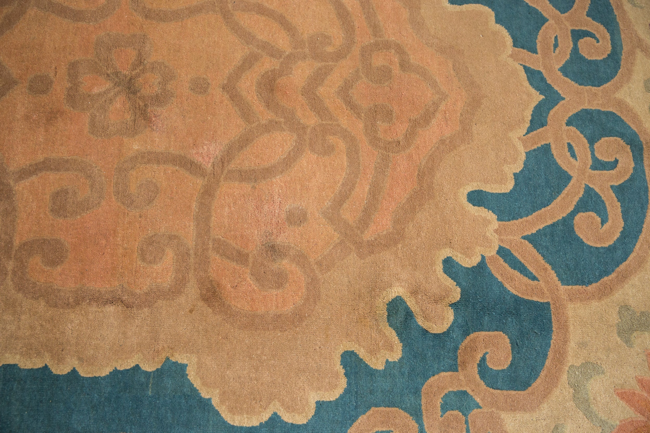8x10 Antique Chinese Arts And Crafts Design Carpet - Image 3