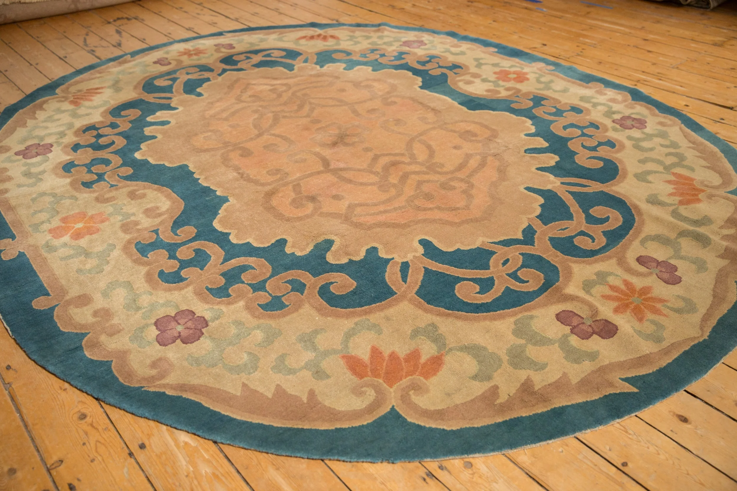 8x10 Antique Chinese Arts And Crafts Design Carpet - Image 4